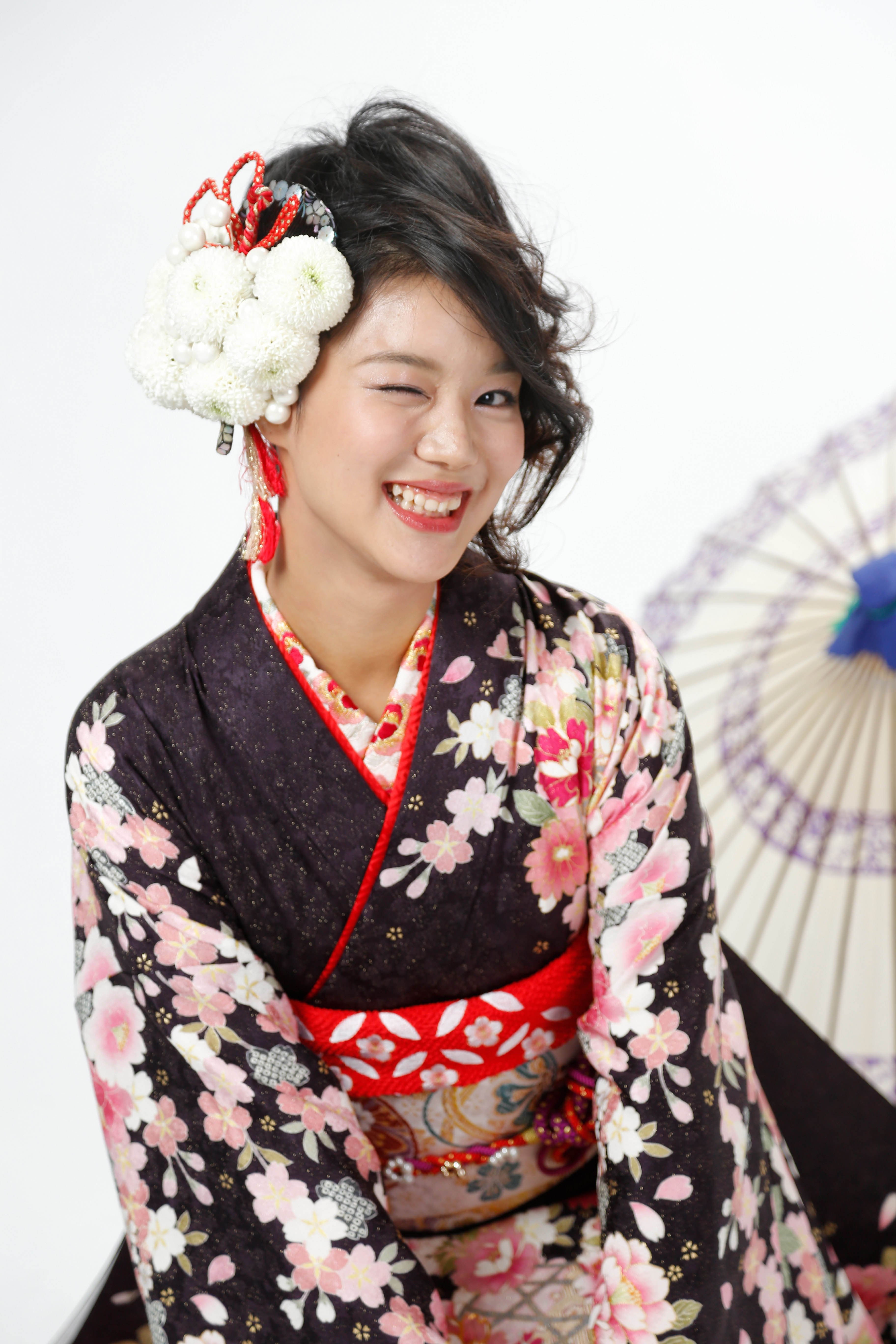 成人式・卒業式　前撮りスタジオ撮影