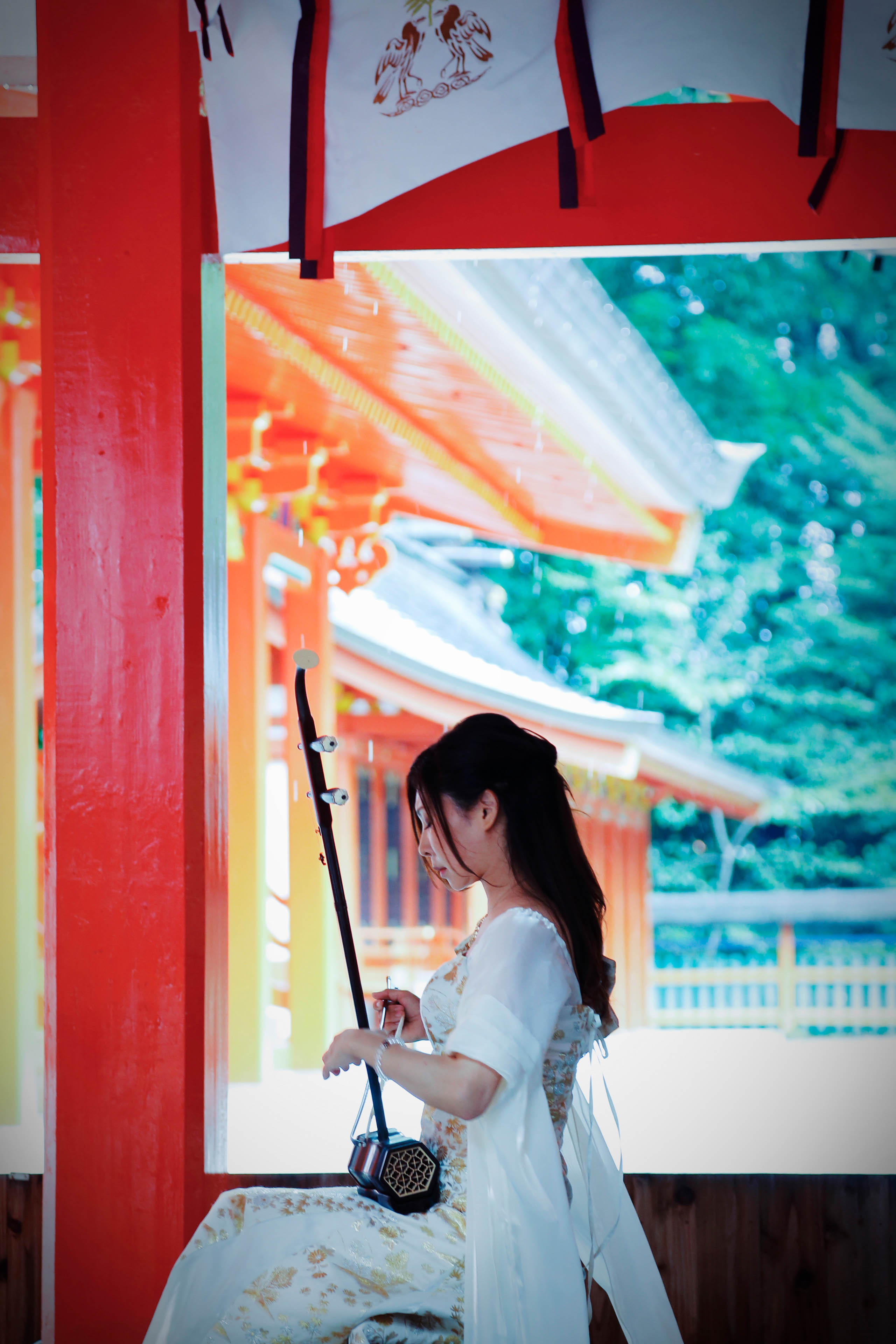 女性音楽家のプロフィール写真　プロフィール撮影