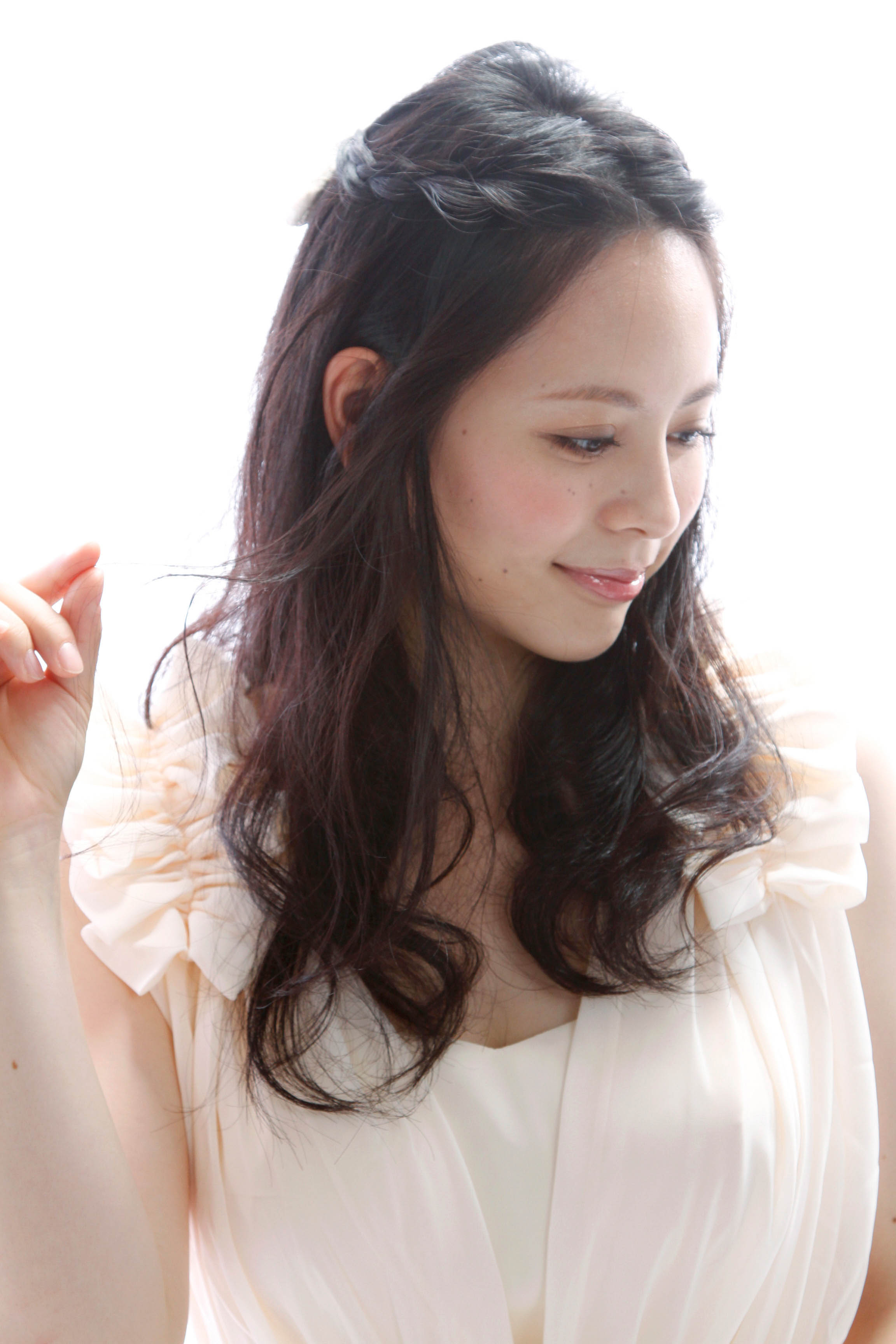 ブライダルヘアメイク　ダウンスタイル