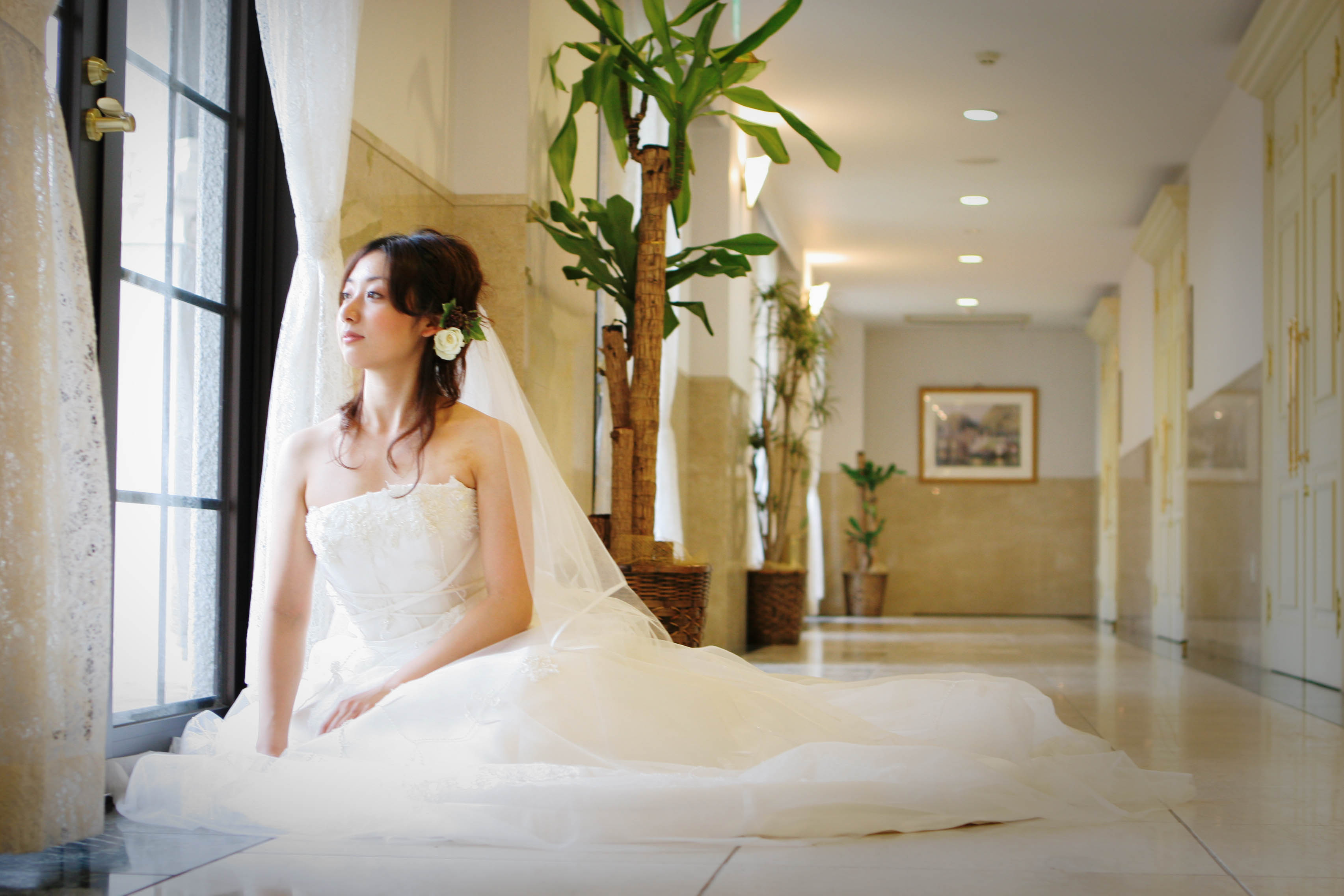 ブライダルフォト　前撮り　ロケフォト