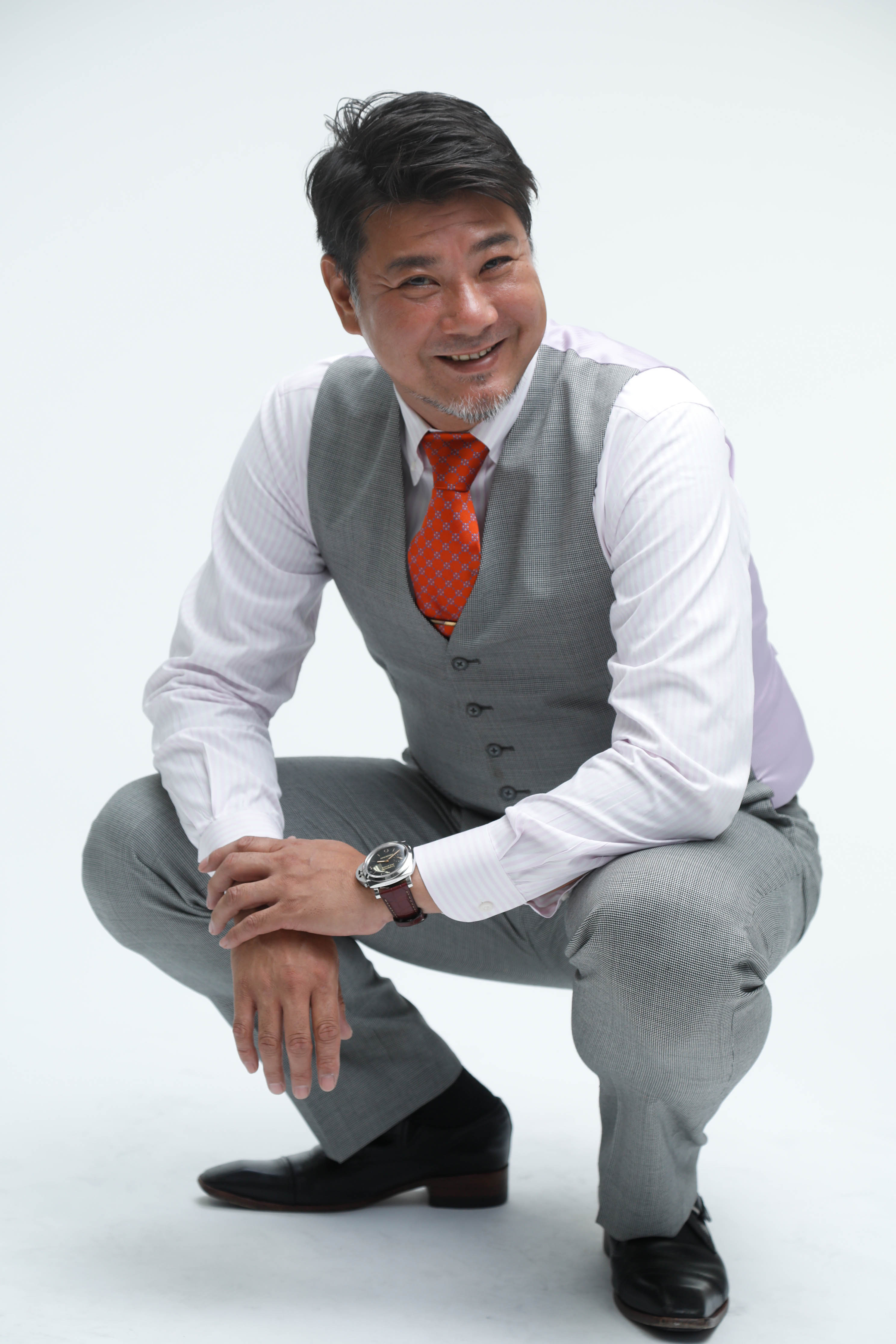 メンズON・OFF　男性ポートレート撮影　スタジオで