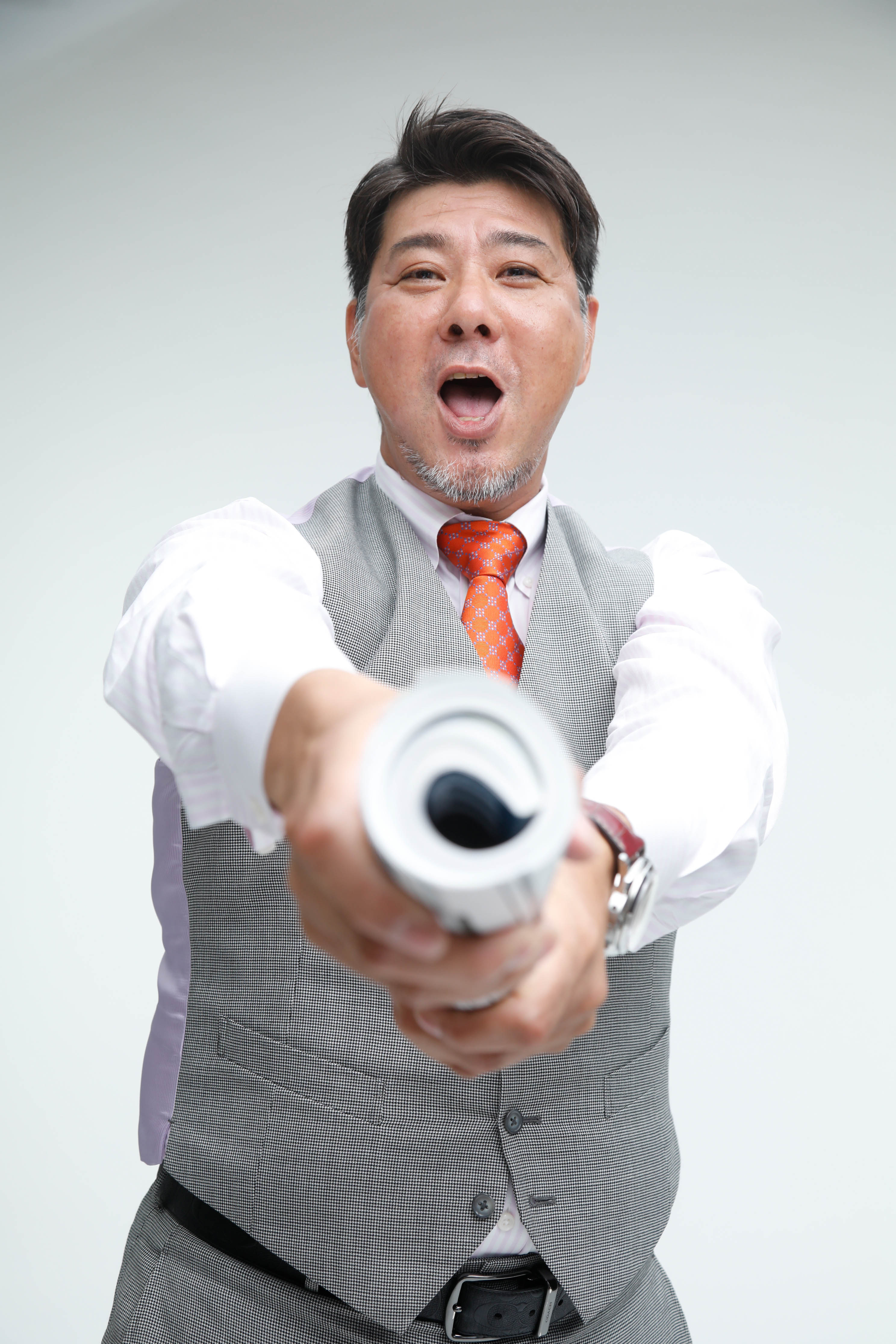 メンズON・OFF　男性ポートレート撮影　スタジオで