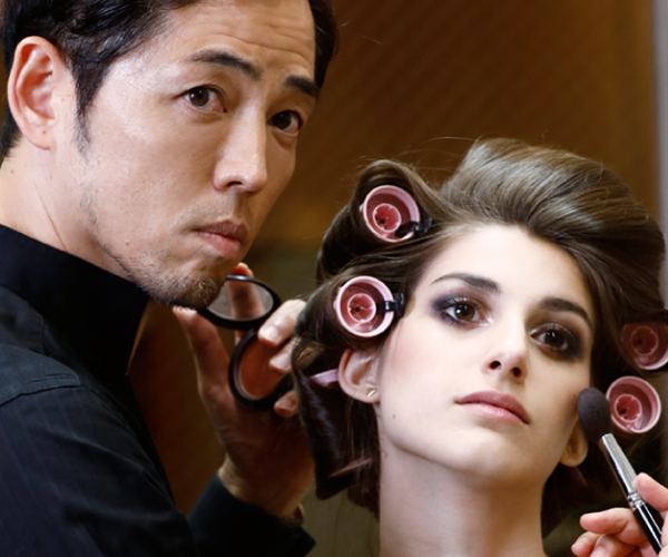 内匠淳　メイクアップシーン