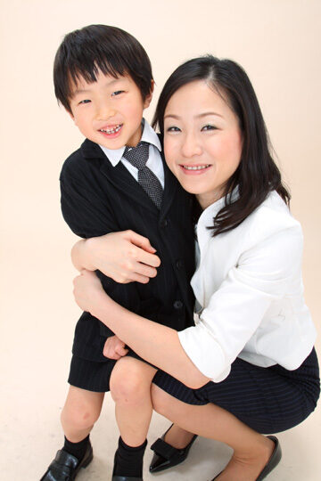 ファミリーフォト　家族の記念写真