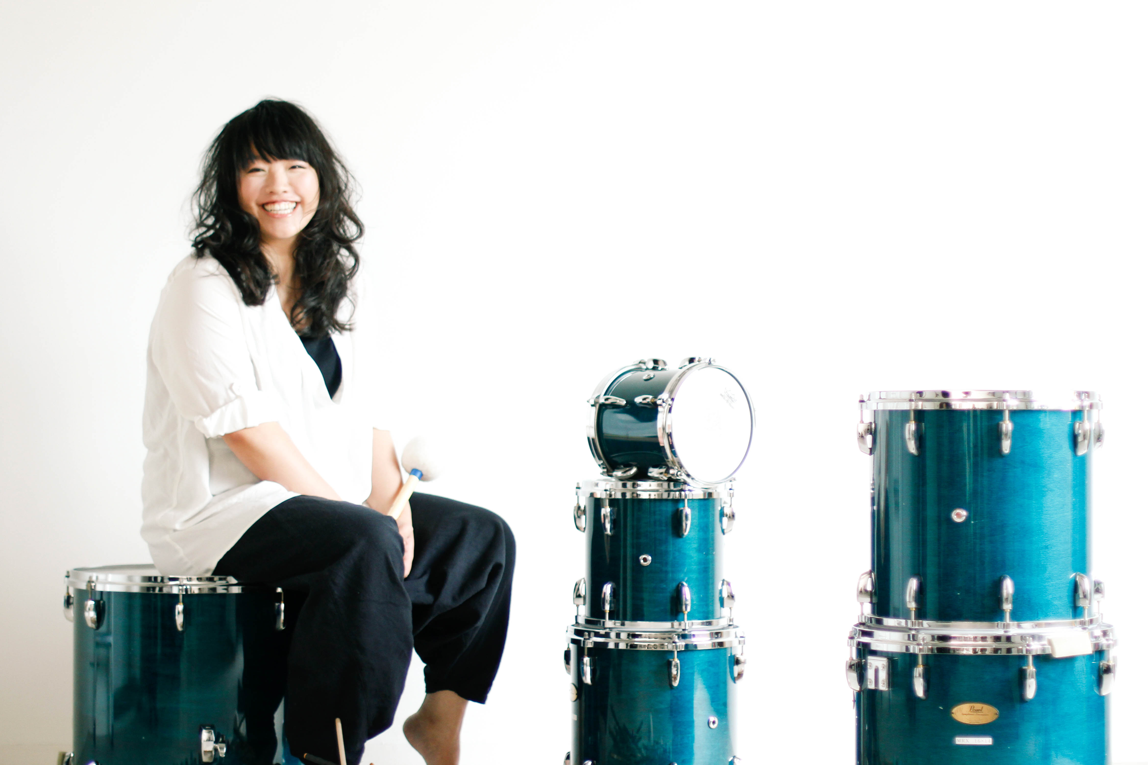 女性音楽家のポートレート　プロフィール撮影