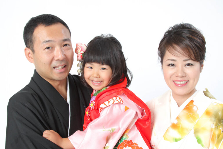 ファミリーフォト　家族の記念写真