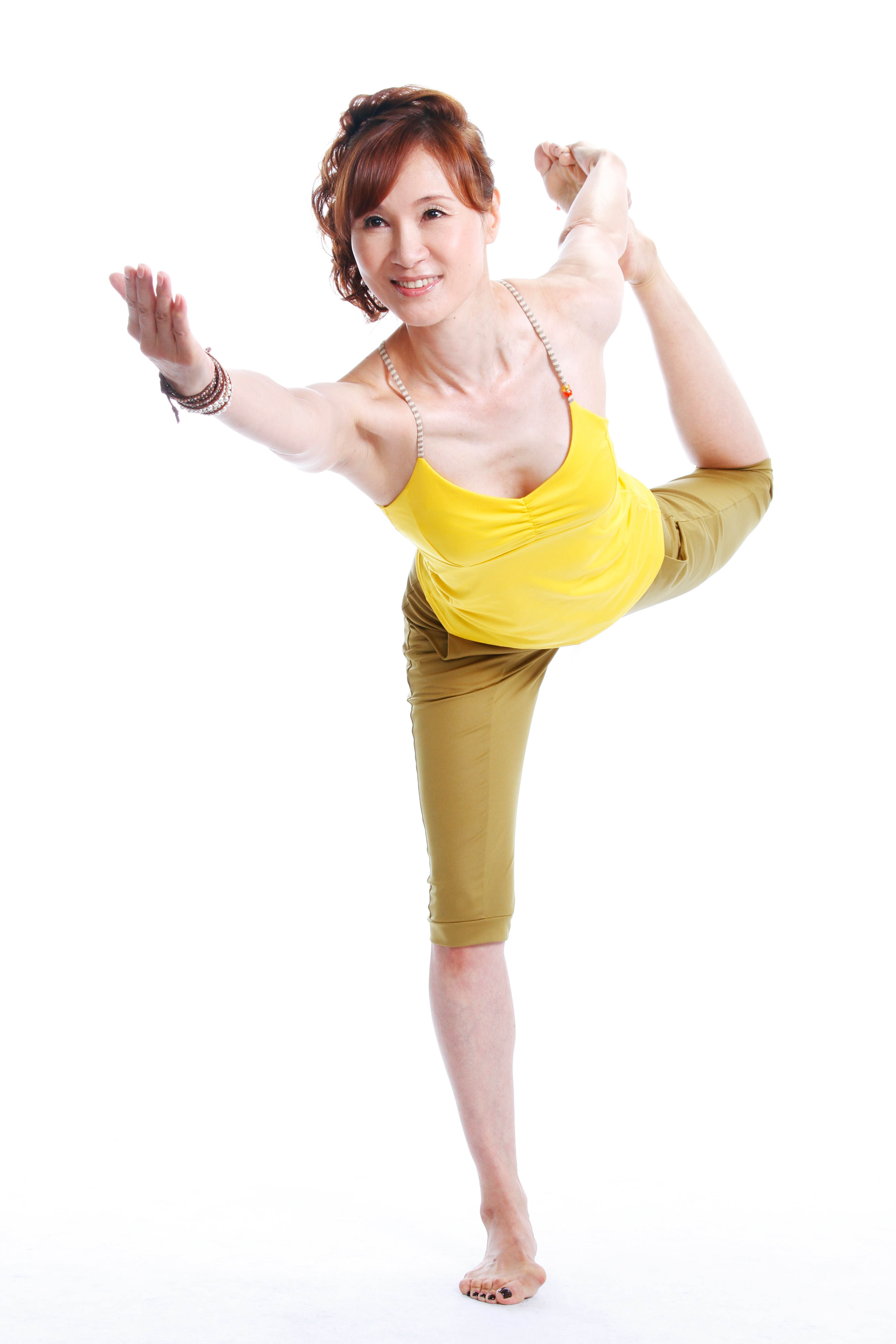 ヨガインストラクターのポートレート　プロフィール撮影