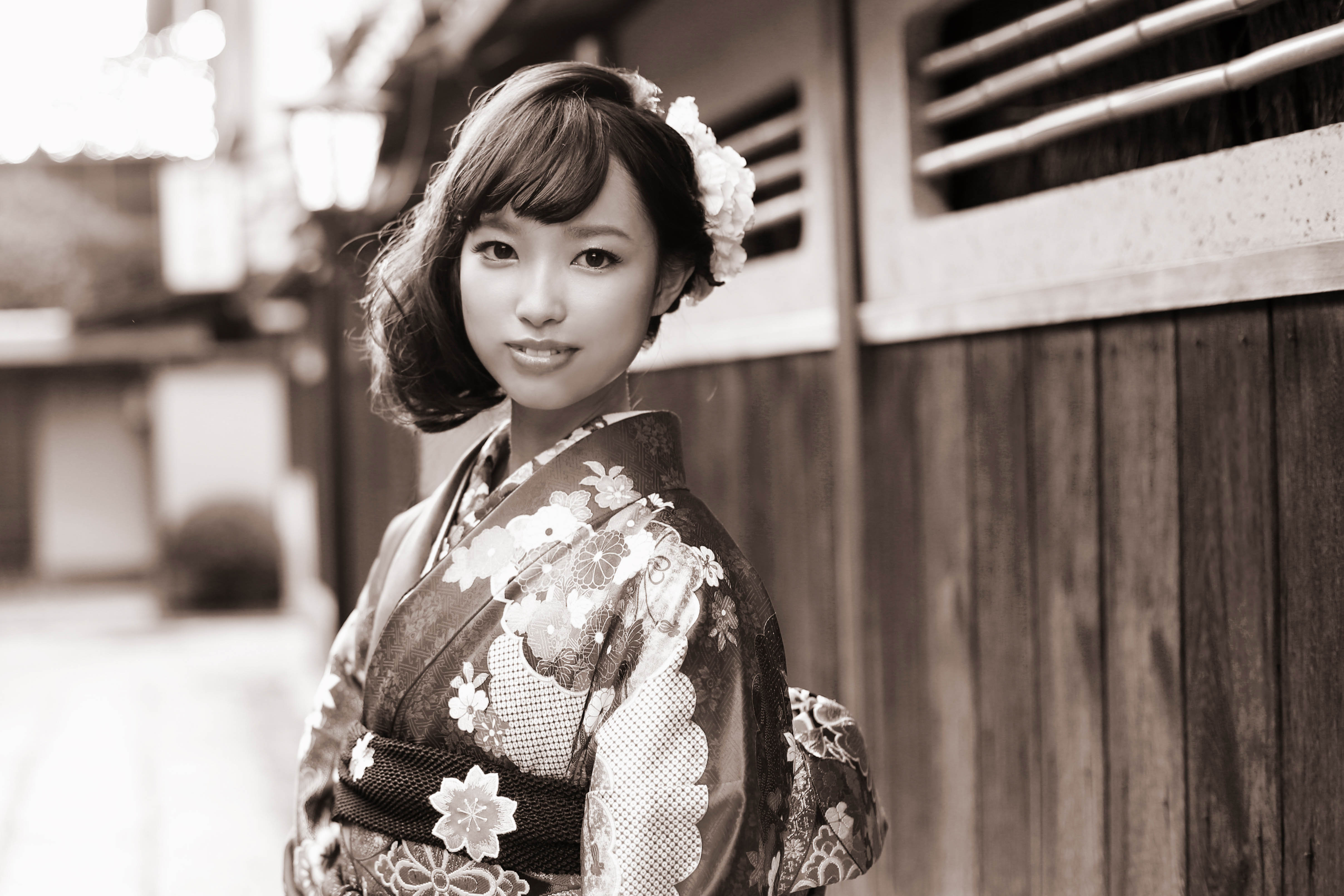 お出かけヘアメイク　成人式・卒業式　前撮りロケ撮影