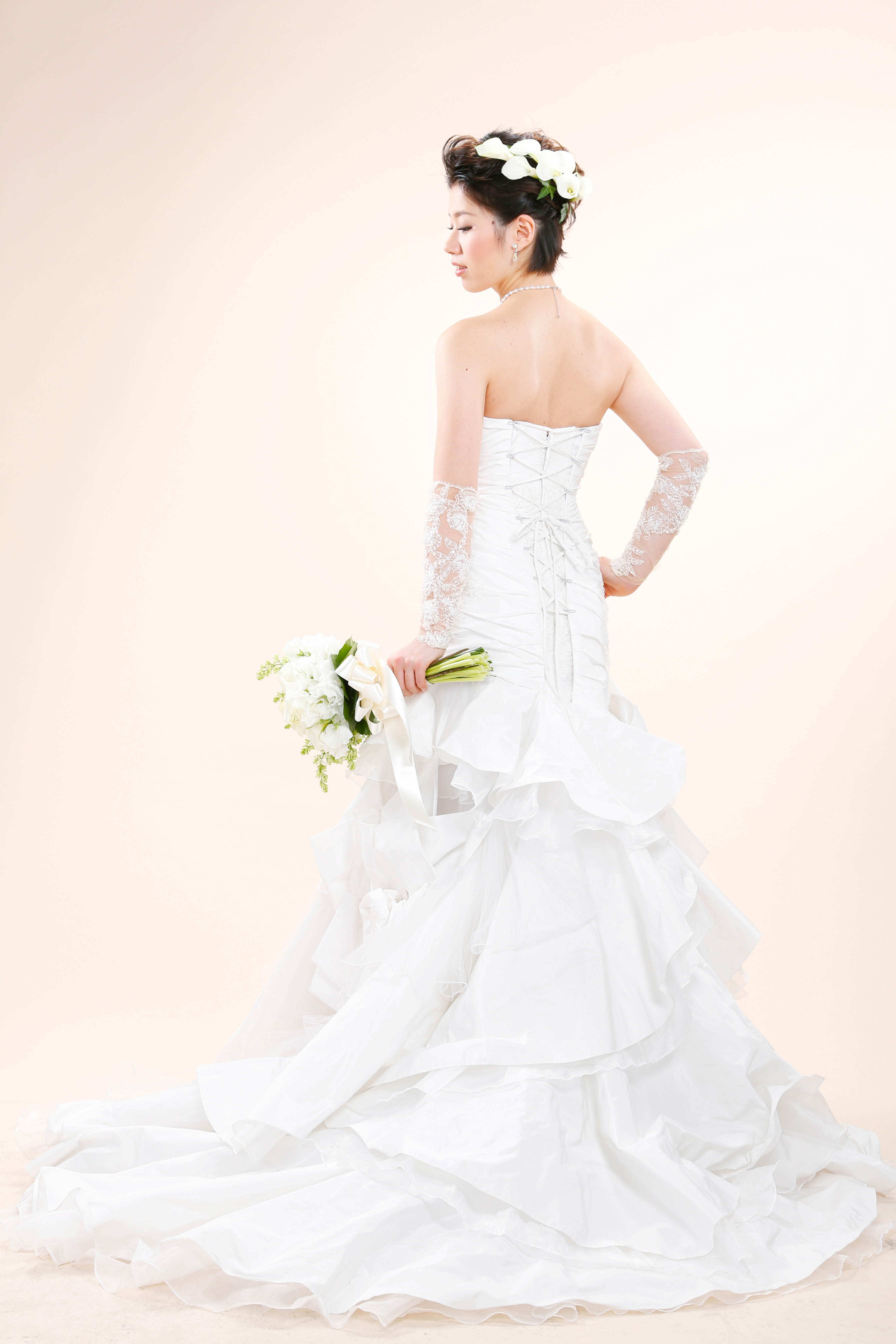ブライダルフォト　前撮り　スタジオ撮影