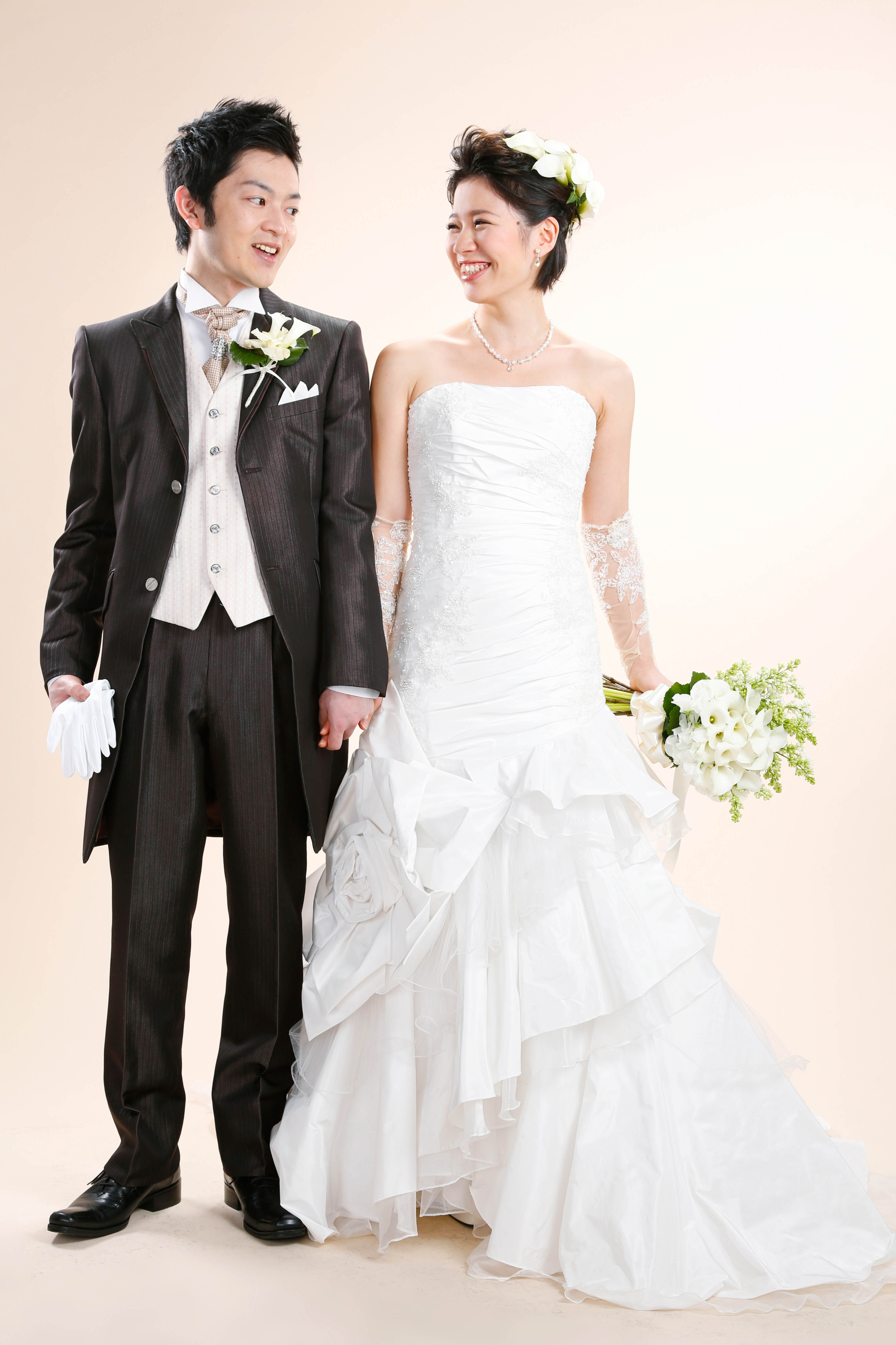 ブライダルフォト　前撮り　スタジオ撮影