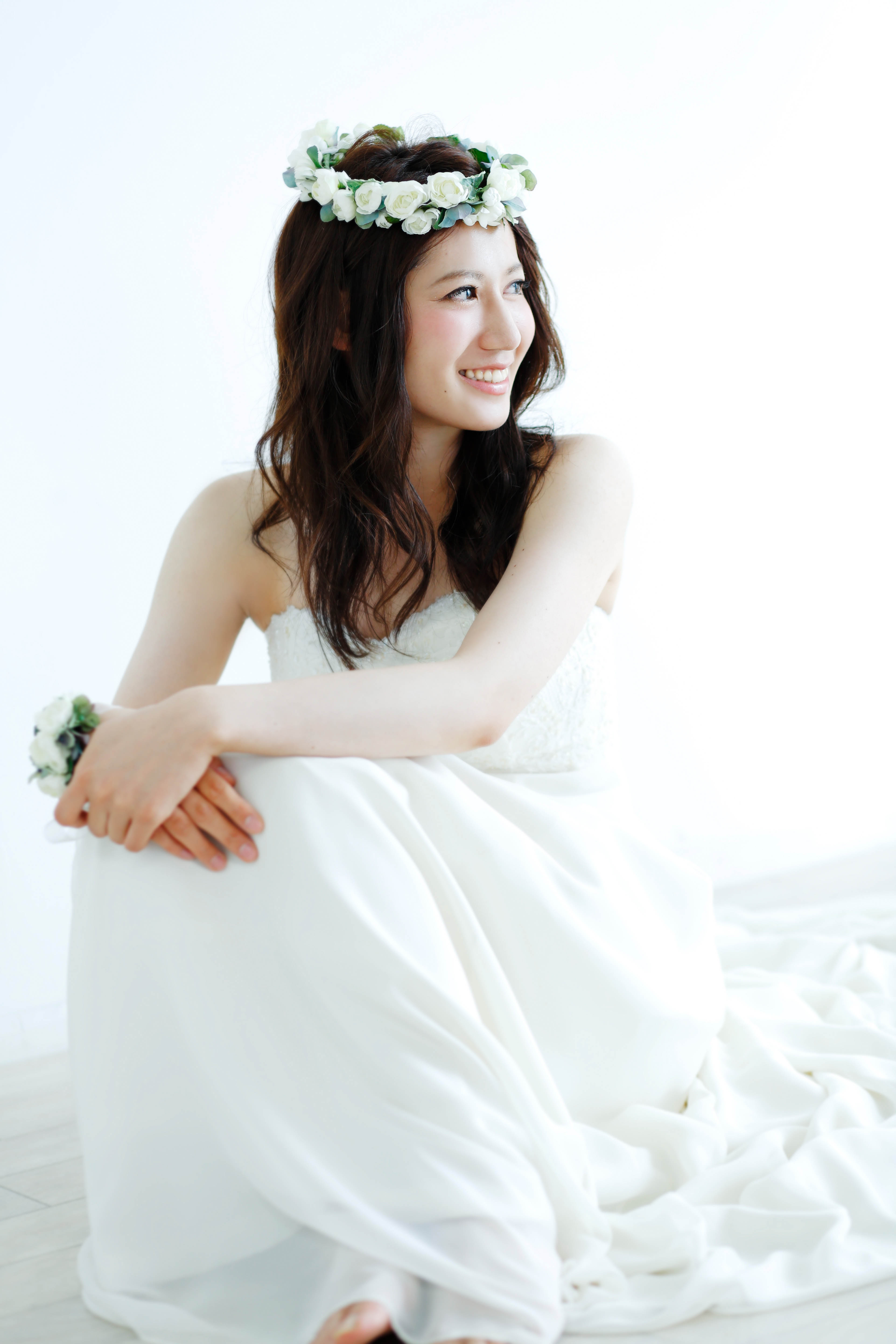 ブライダルフォト　前撮り　スタジオ撮影