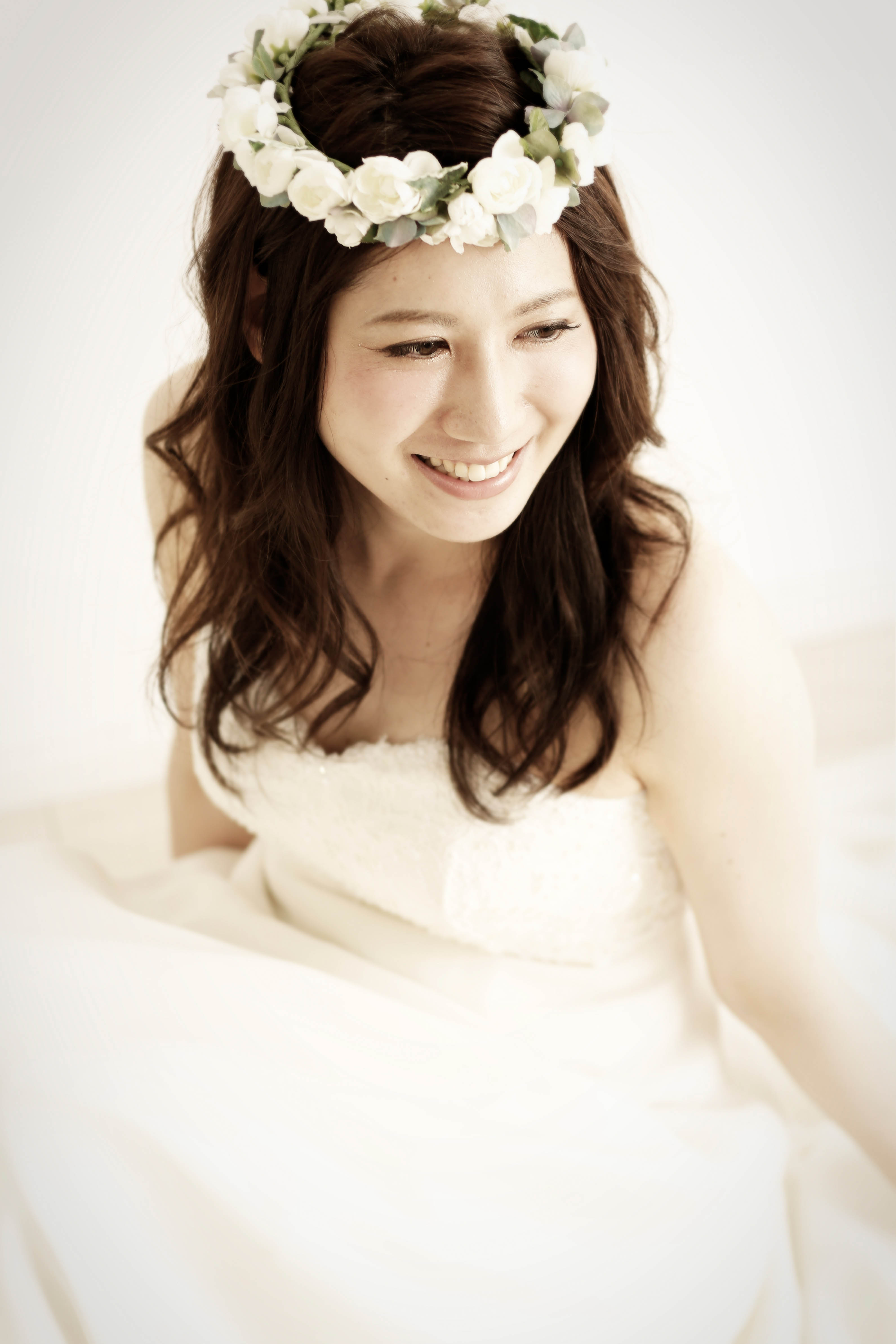 ブライダルフォト　前撮り　スタジオ撮影