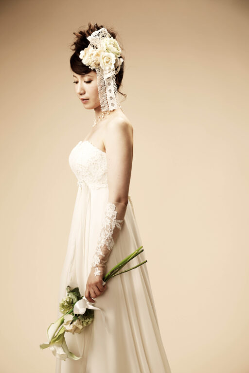 ブライダルフォト　前撮り　スタジオ撮影