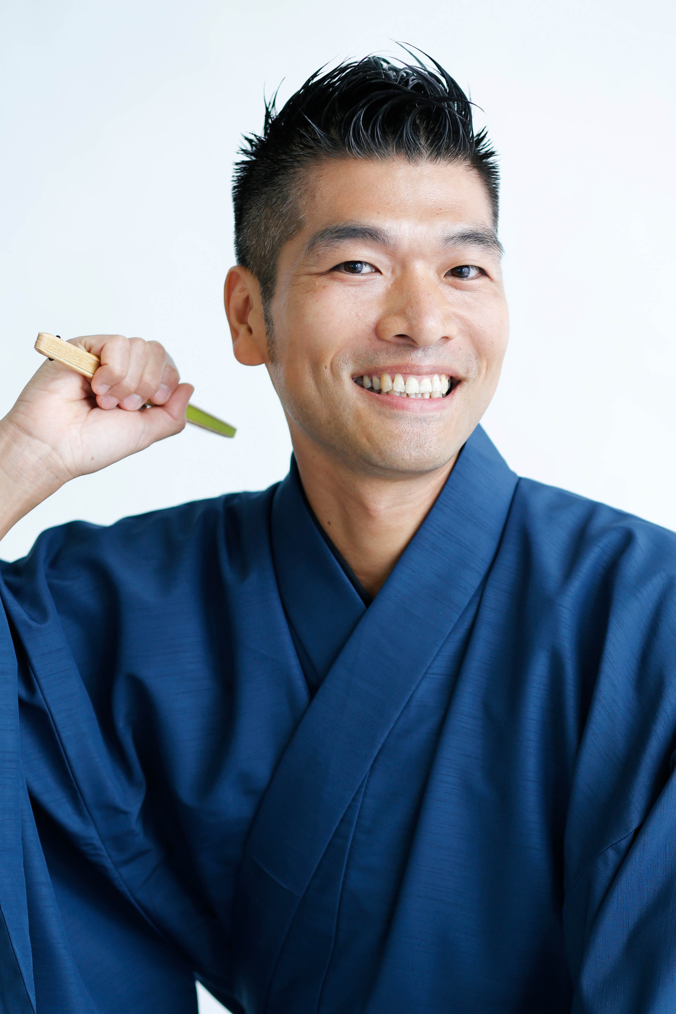 ポートレート　プロフィール撮影　落語家　男性