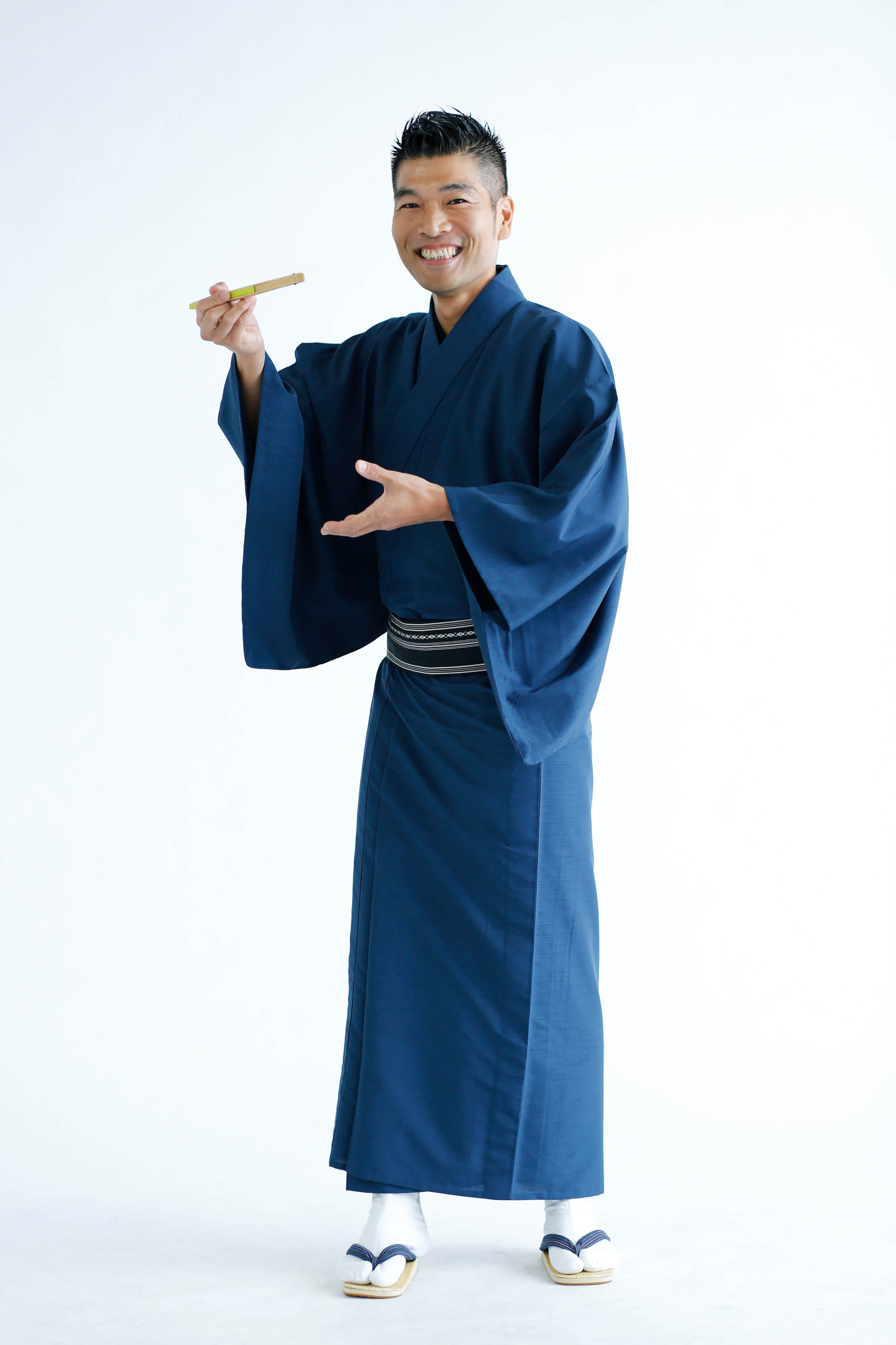 ポートレート　プロフィール撮影　落語家　男性