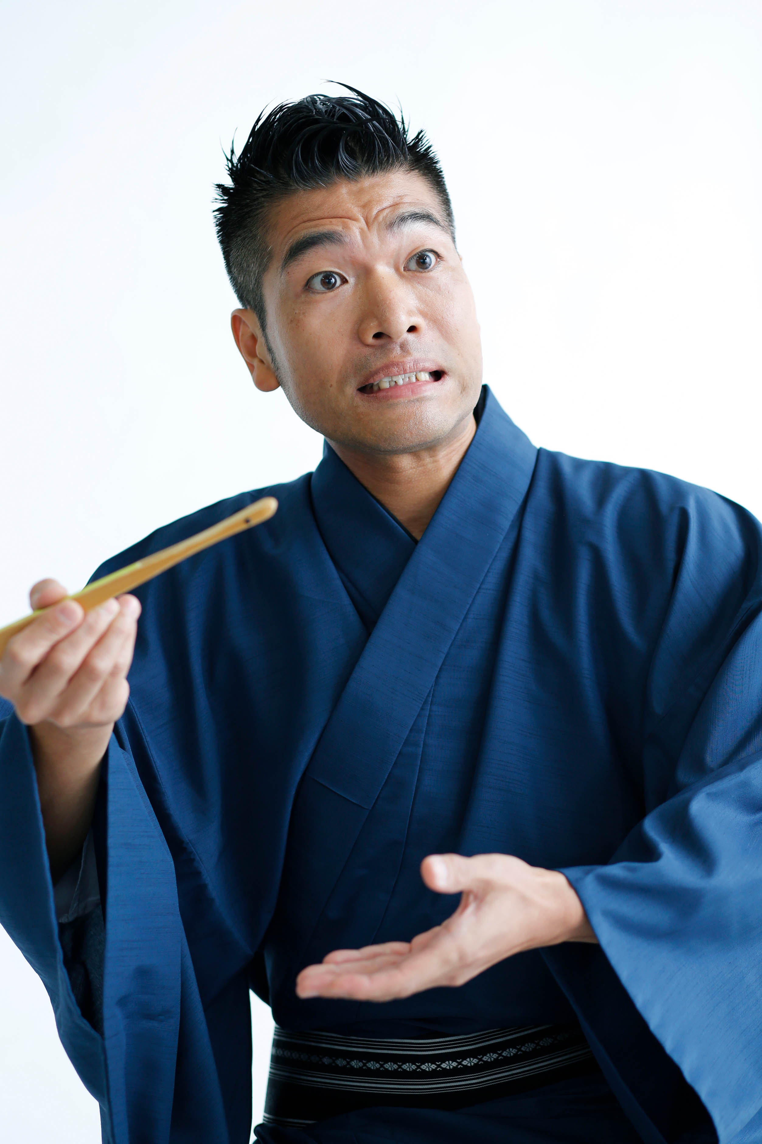 ポートレート　プロフィール撮影　落語家　男性