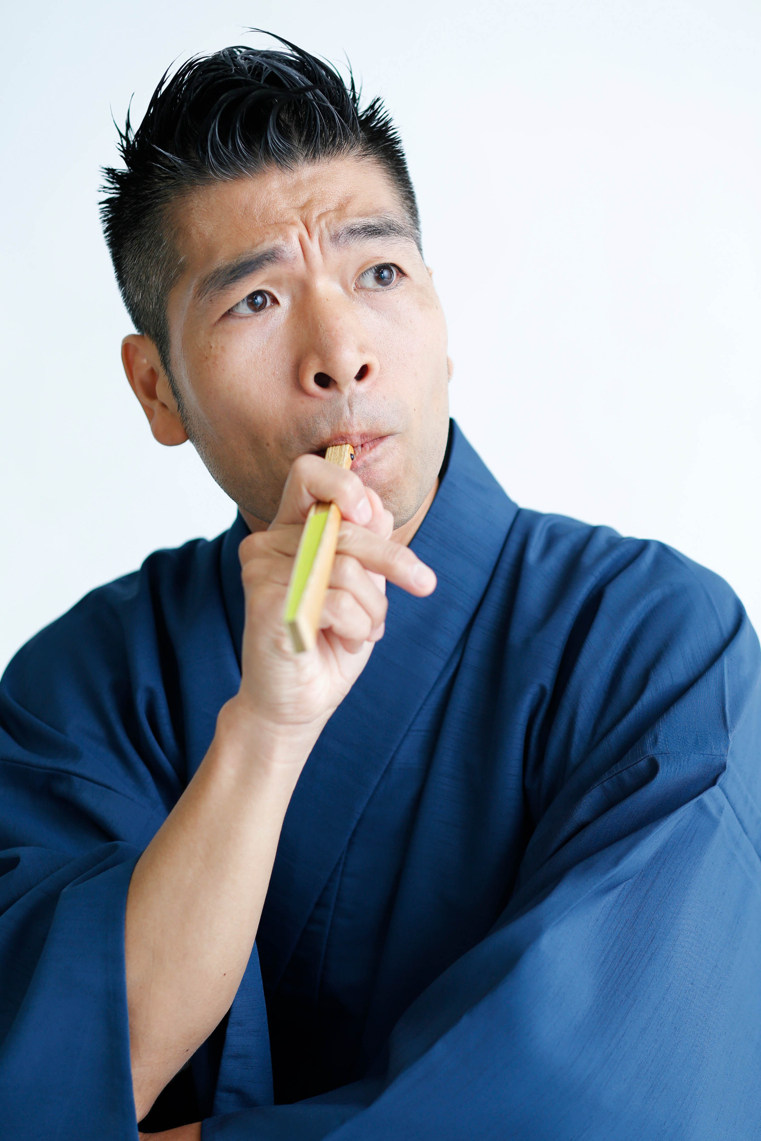 ポートレート　プロフィール撮影　落語家　男性