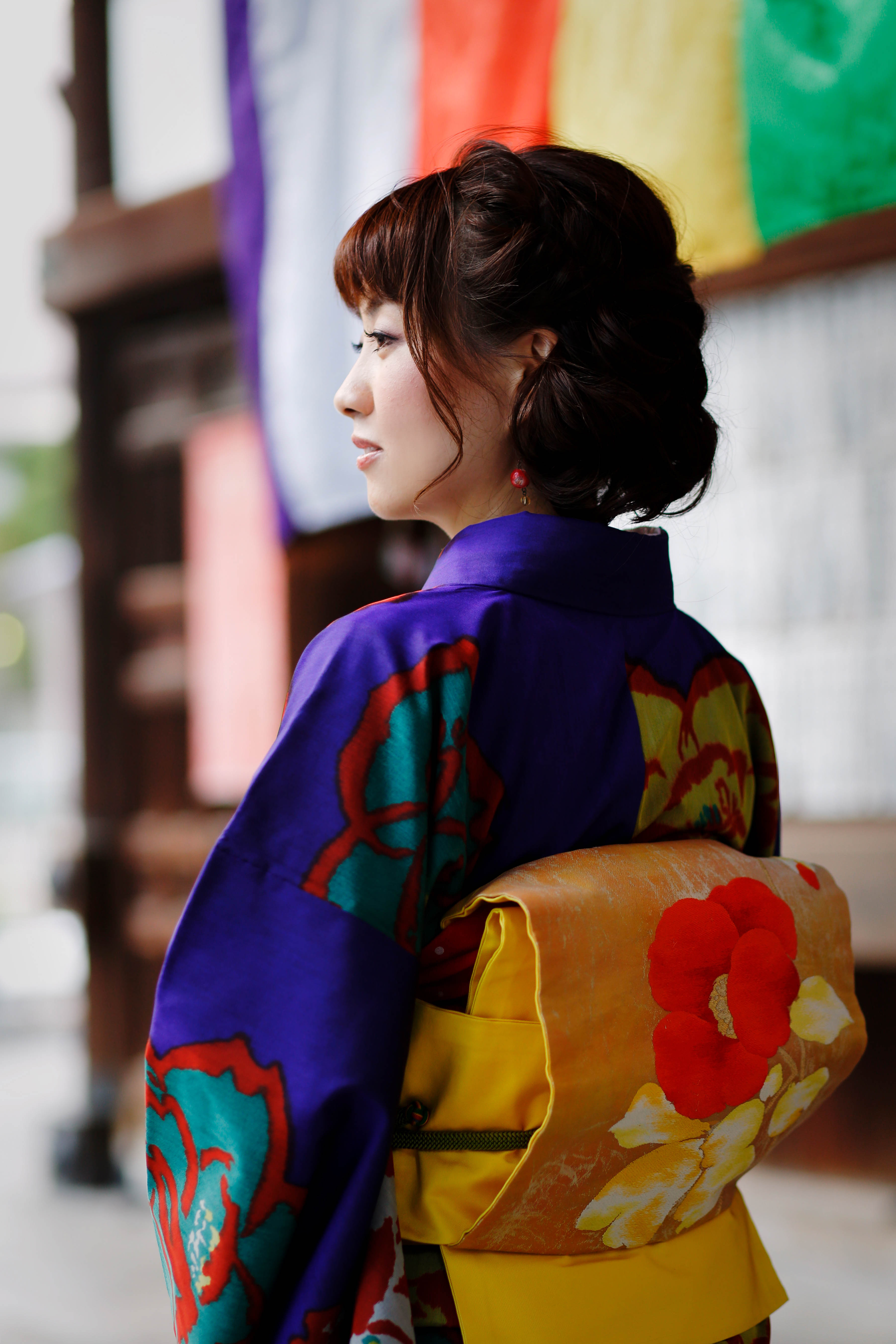 お出かけヘアメイク　和装