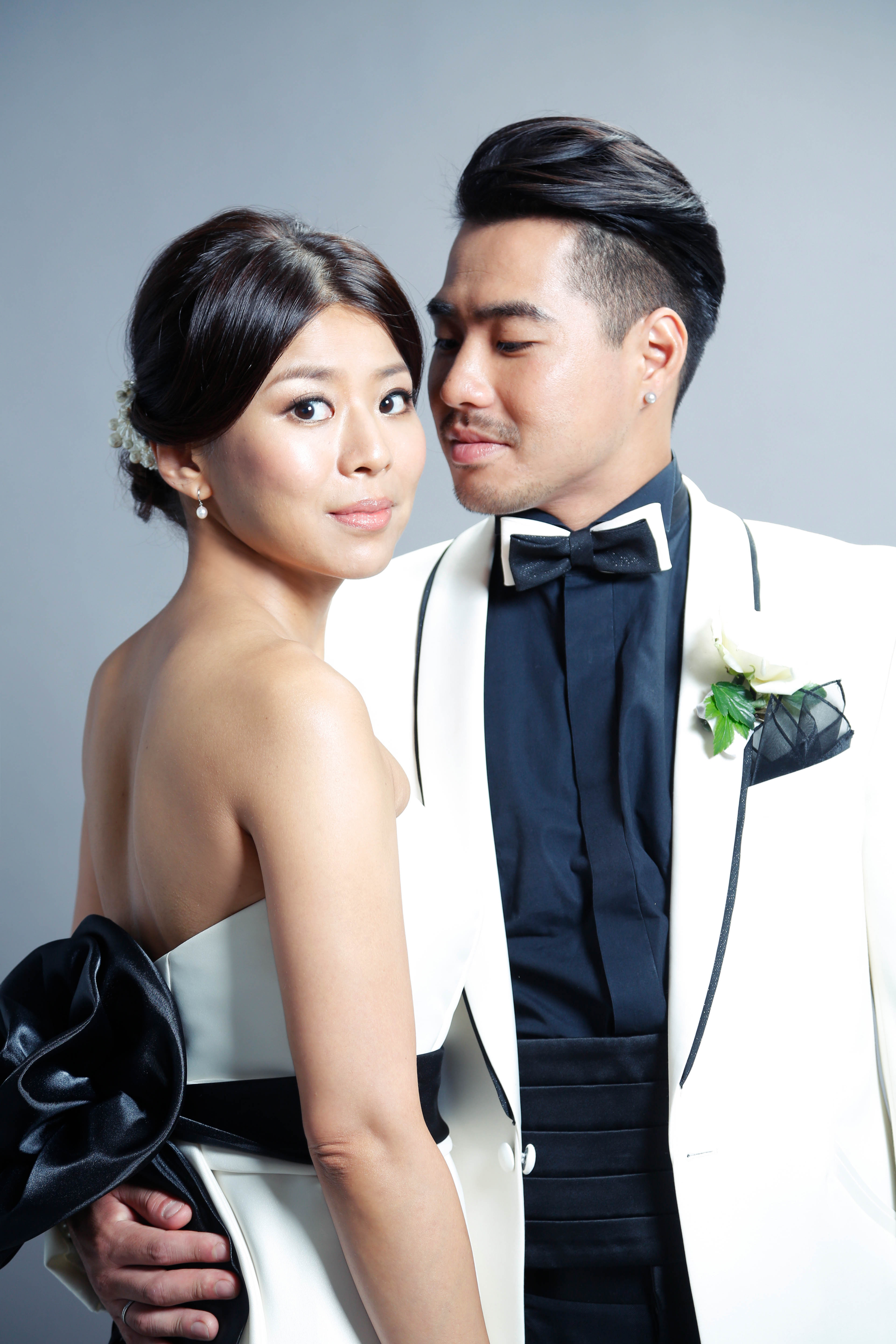 ブライダルフォト　前撮り　スタジオ撮影