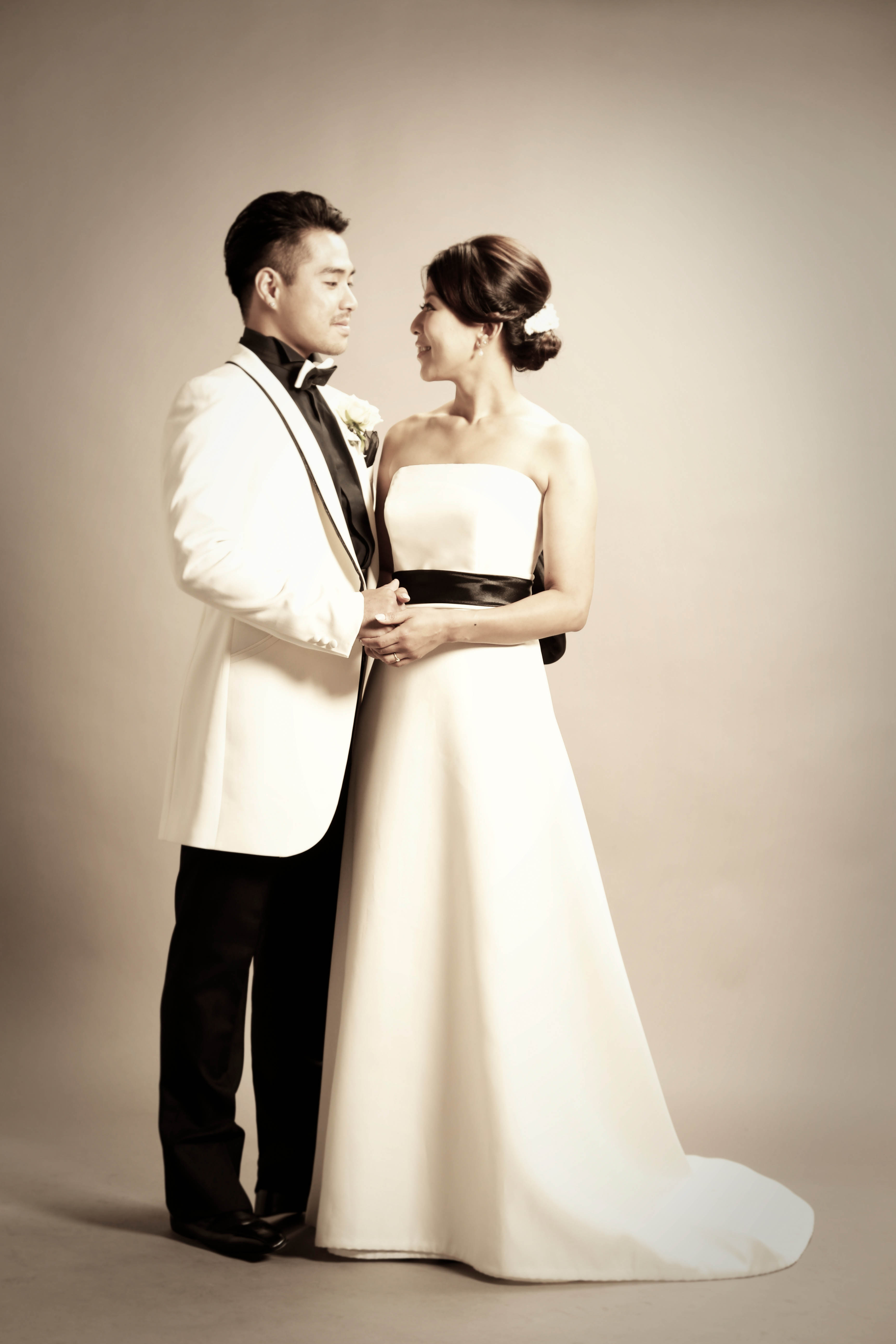 ブライダルフォト　前撮り　スタジオ撮影