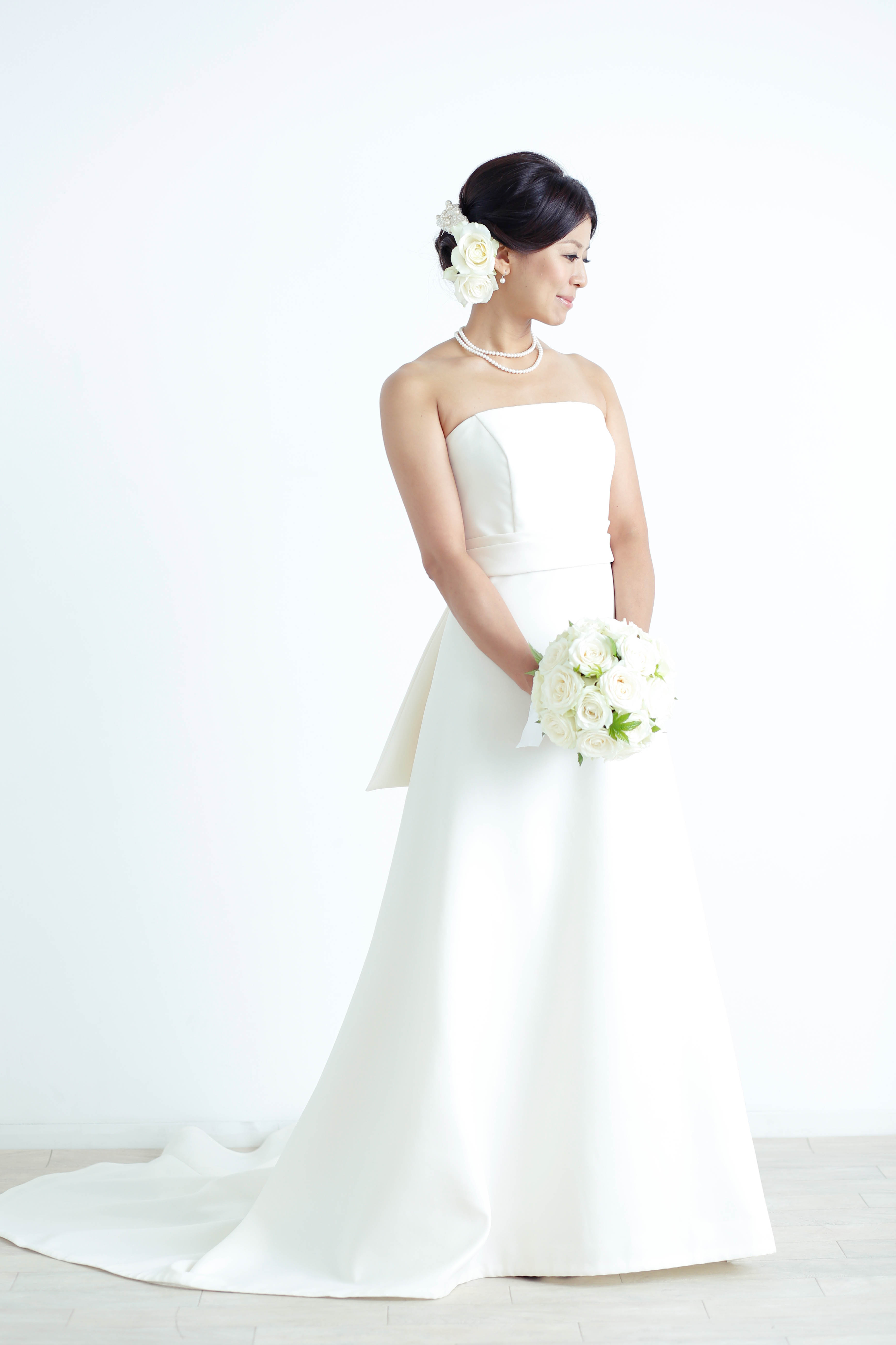 ブライダルフォト　前撮り　スタジオ撮影