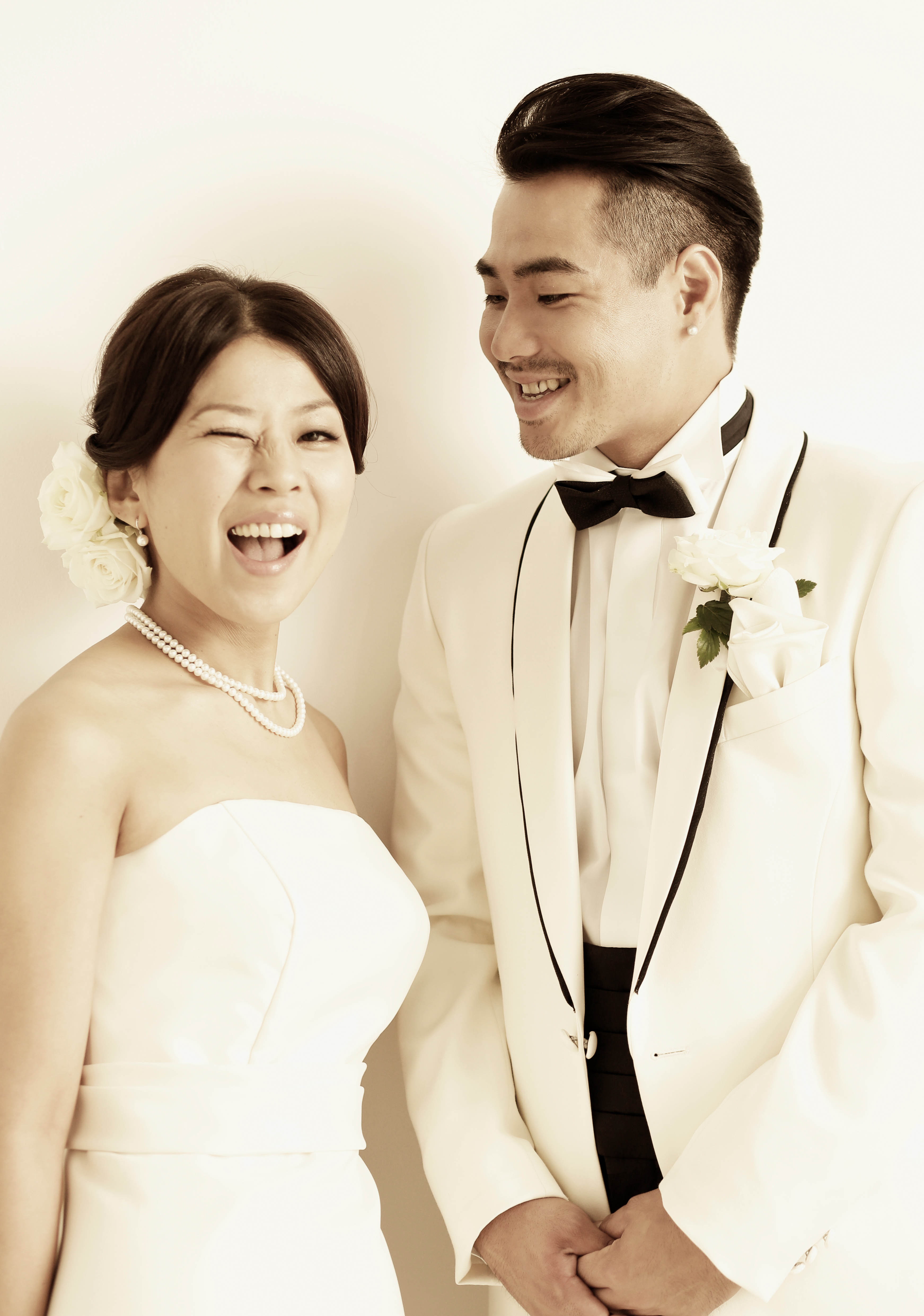 ブライダルフォト　前撮り　スタジオ撮影