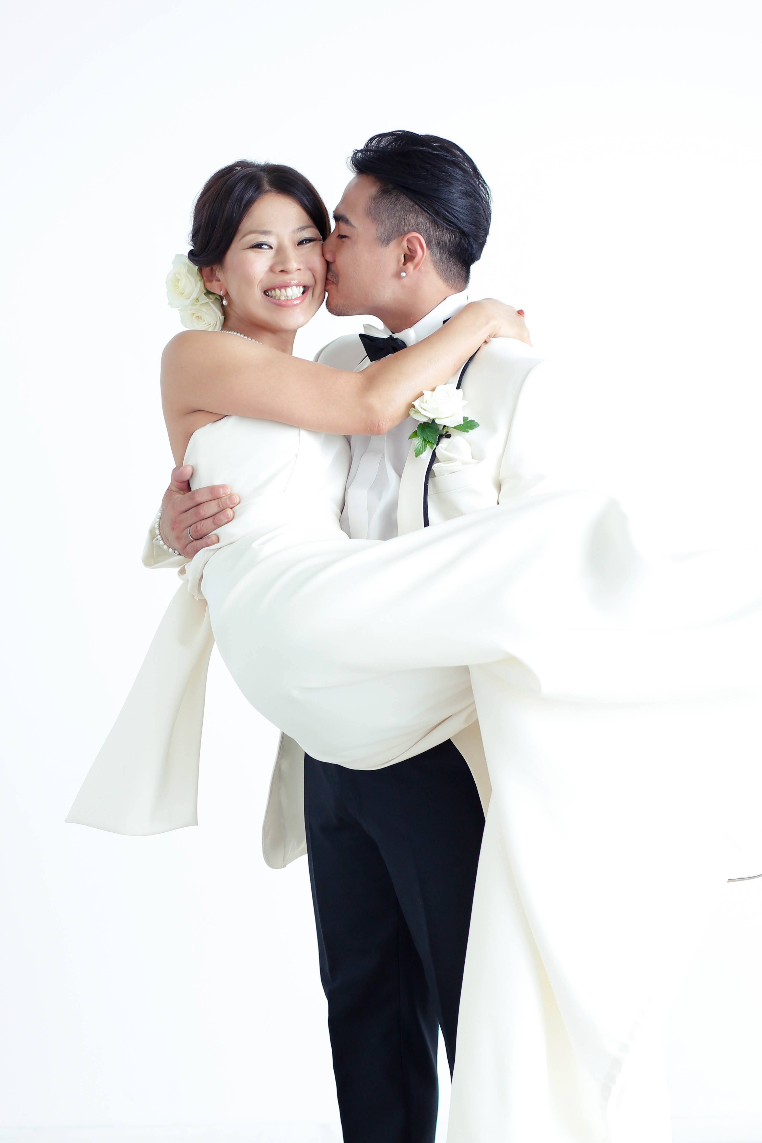 ブライダルフォト　前撮り　スタジオ撮影