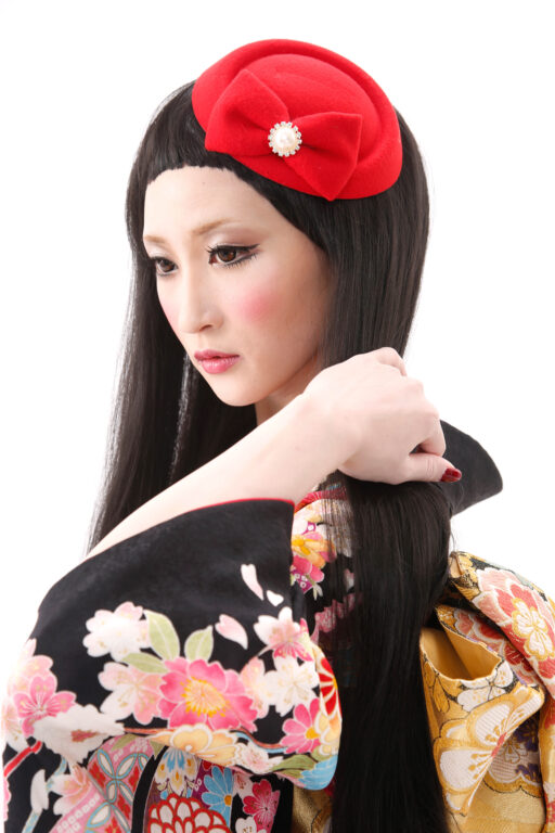 卒業式・成人式記念撮影　着物で