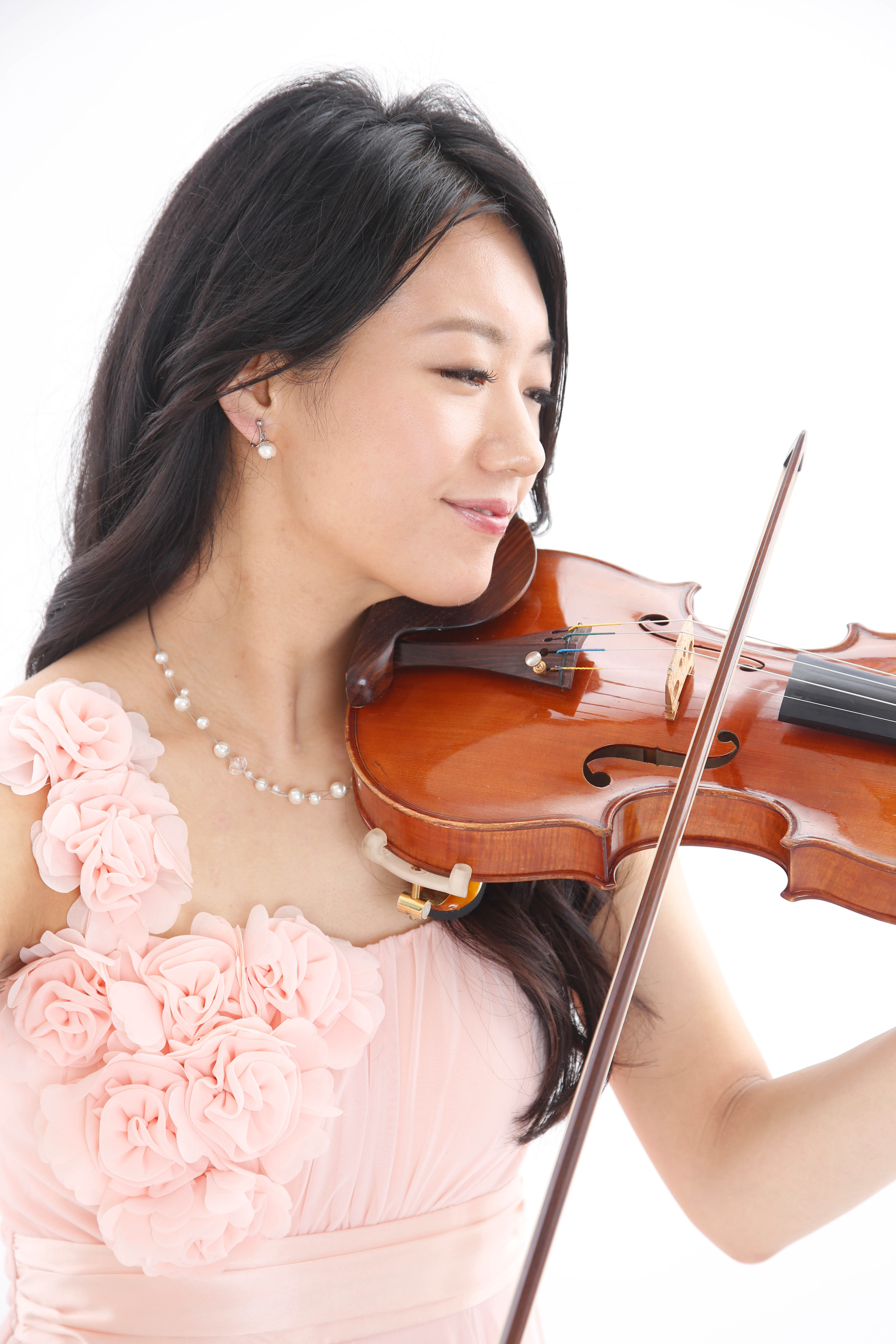 女性音楽家のポートレート写真　プロフィール撮影