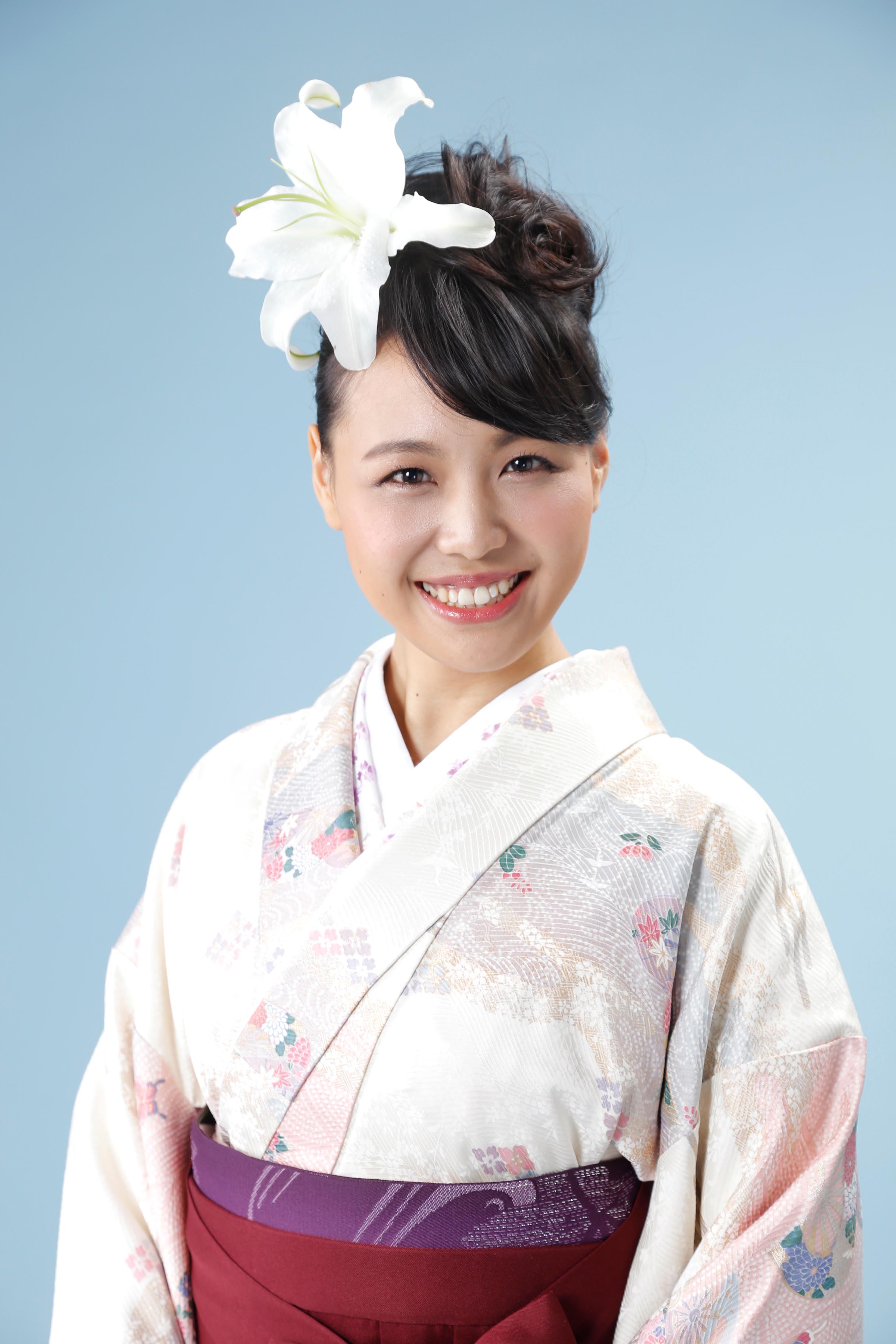卒業式・成人式記念　着物でポートレート撮影