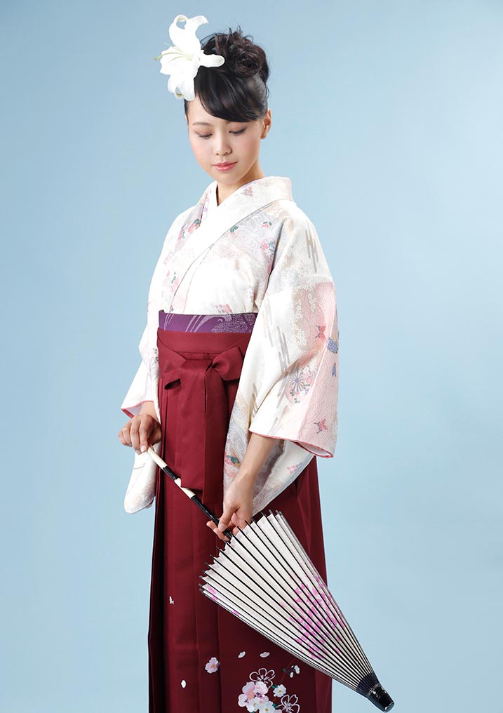 卒業式・成人式記念　着物でポートレート撮影