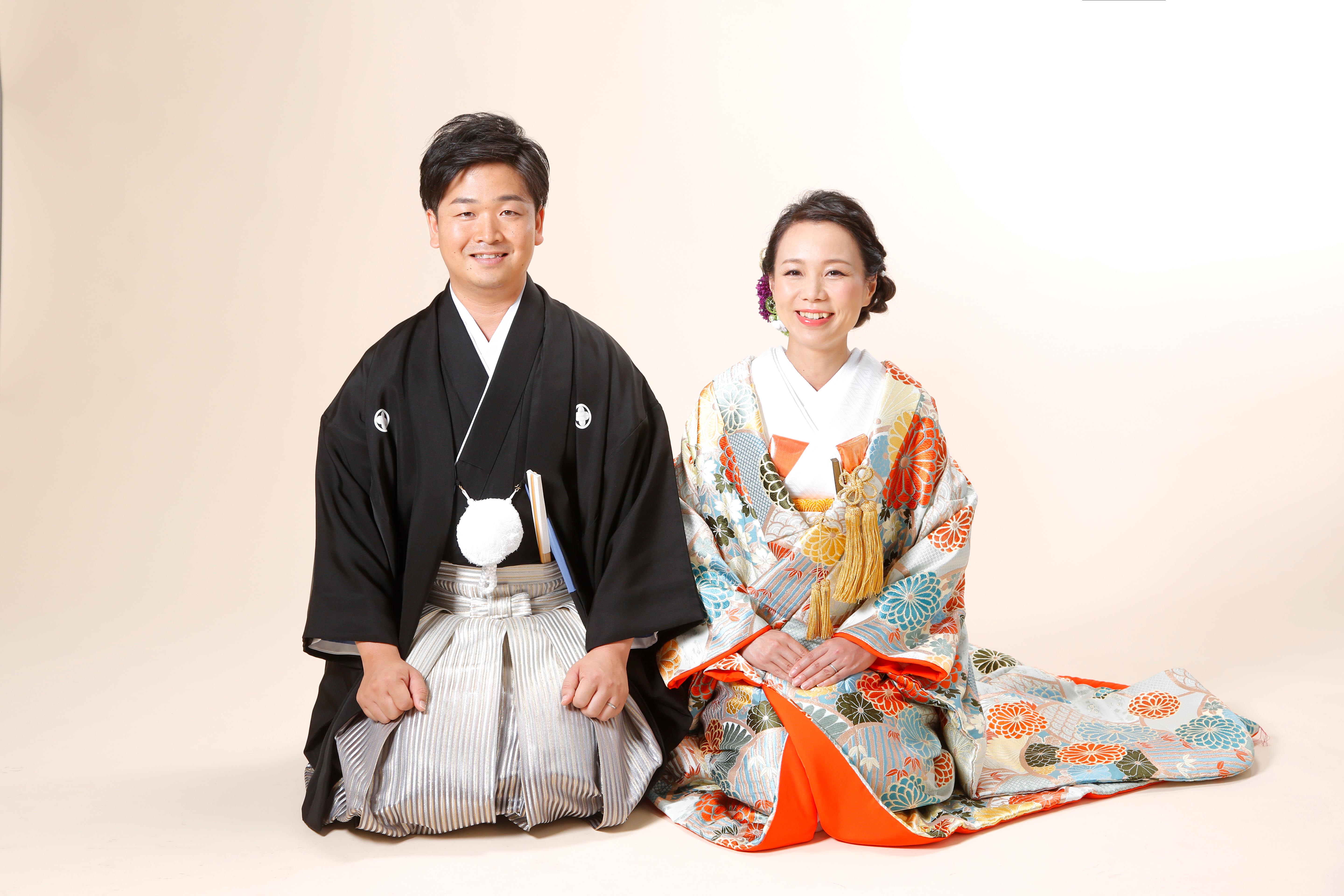 カップル撮影　和装ブライダルフォト　