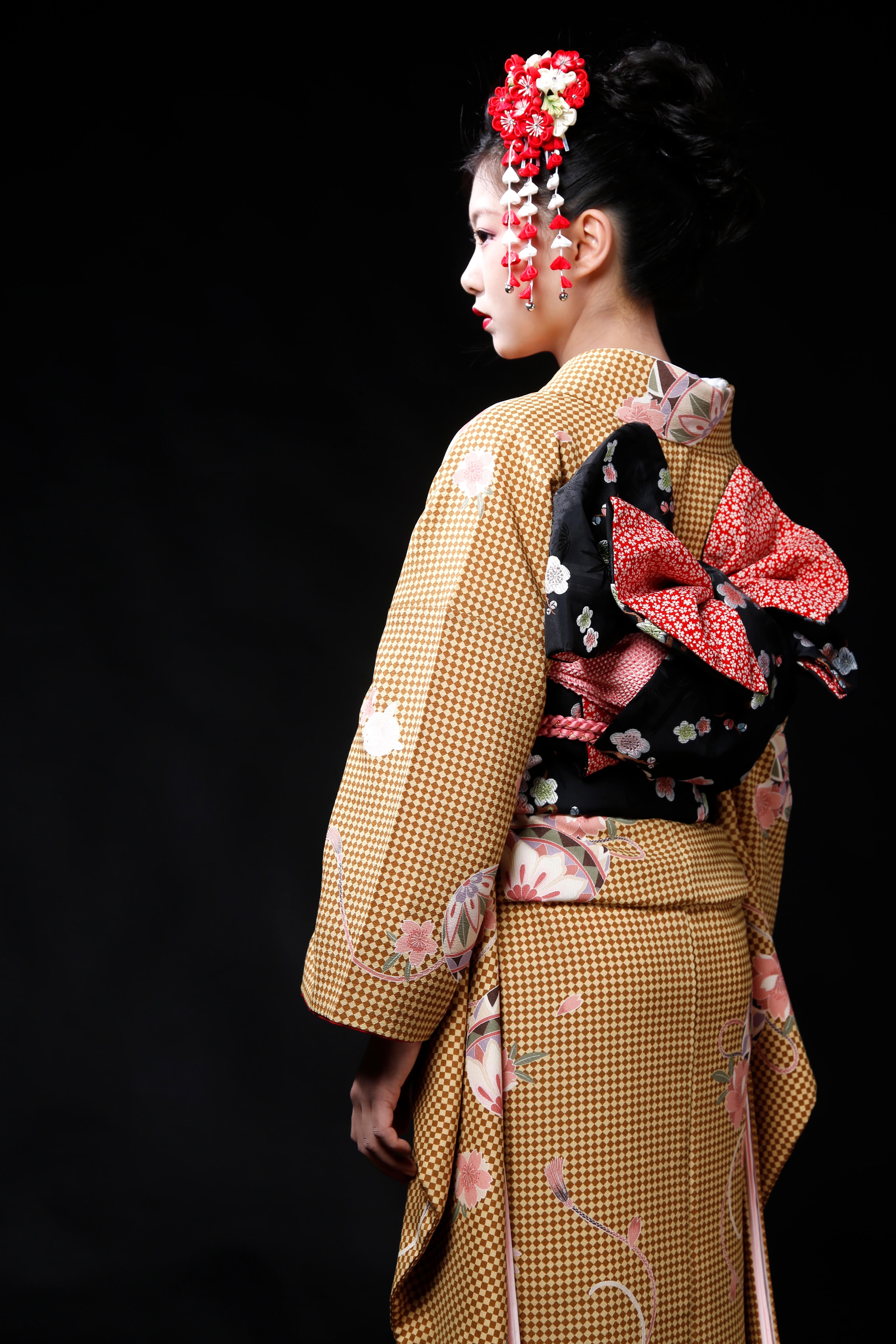 卒業式・成人式記念　着物でポートレート撮影