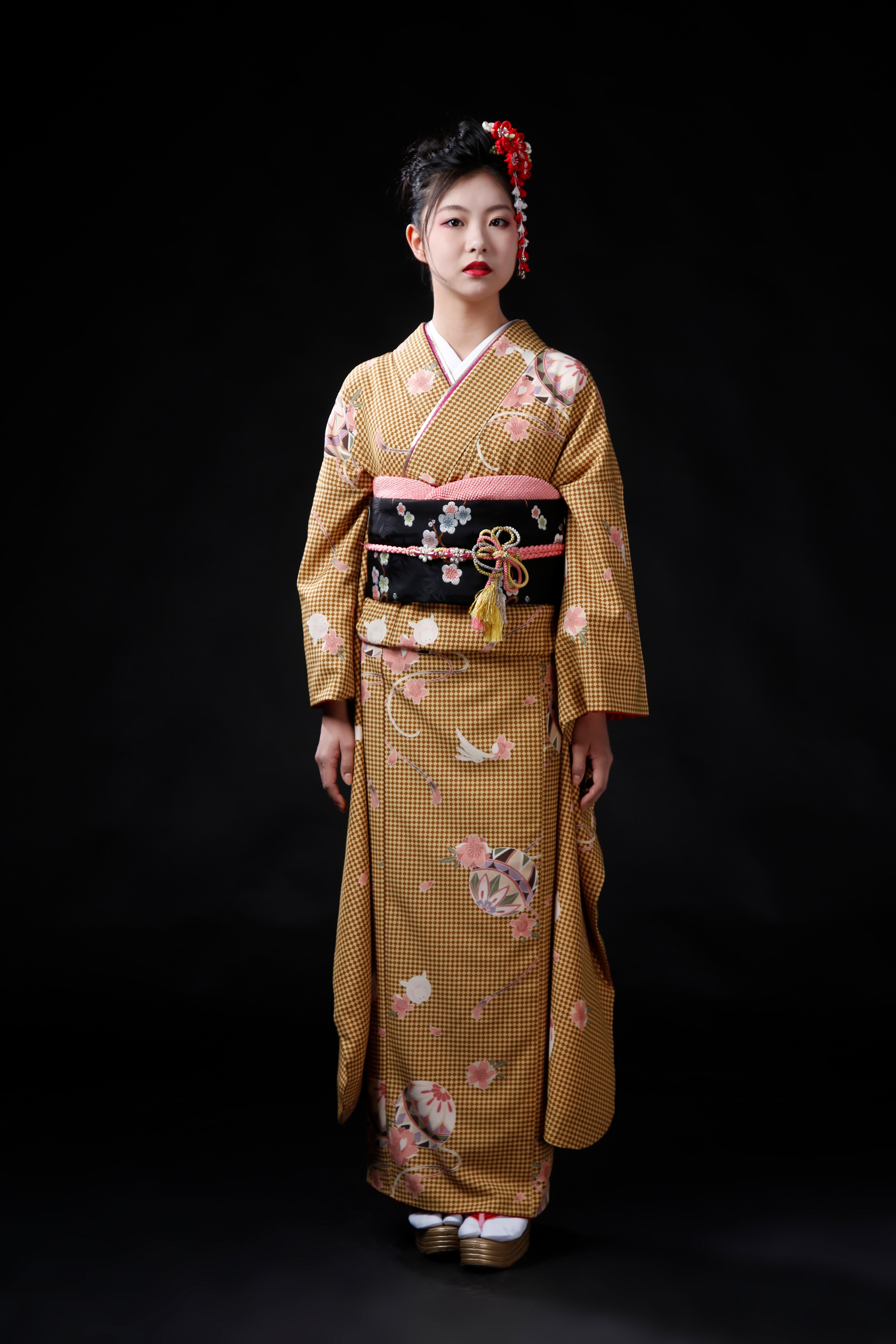 卒業式・成人式記念　着物でポートレート撮影