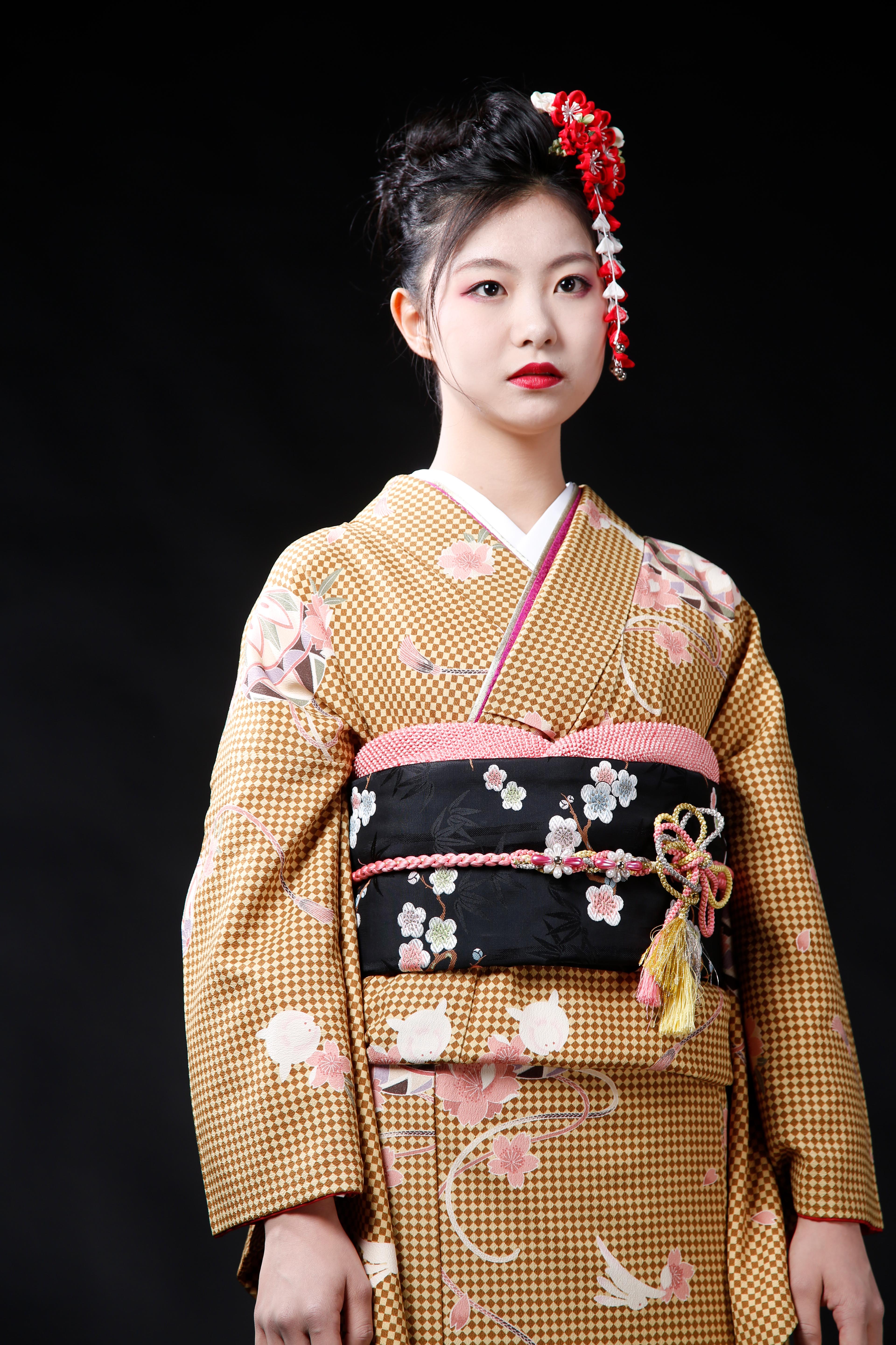 卒業式・成人式記念　着物でポートレート撮影