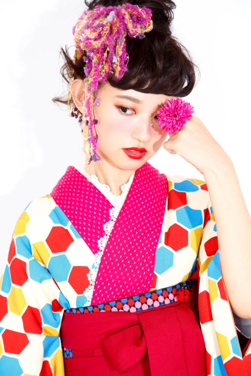 卒業式・成人式記念　スタジオでポートレート撮影