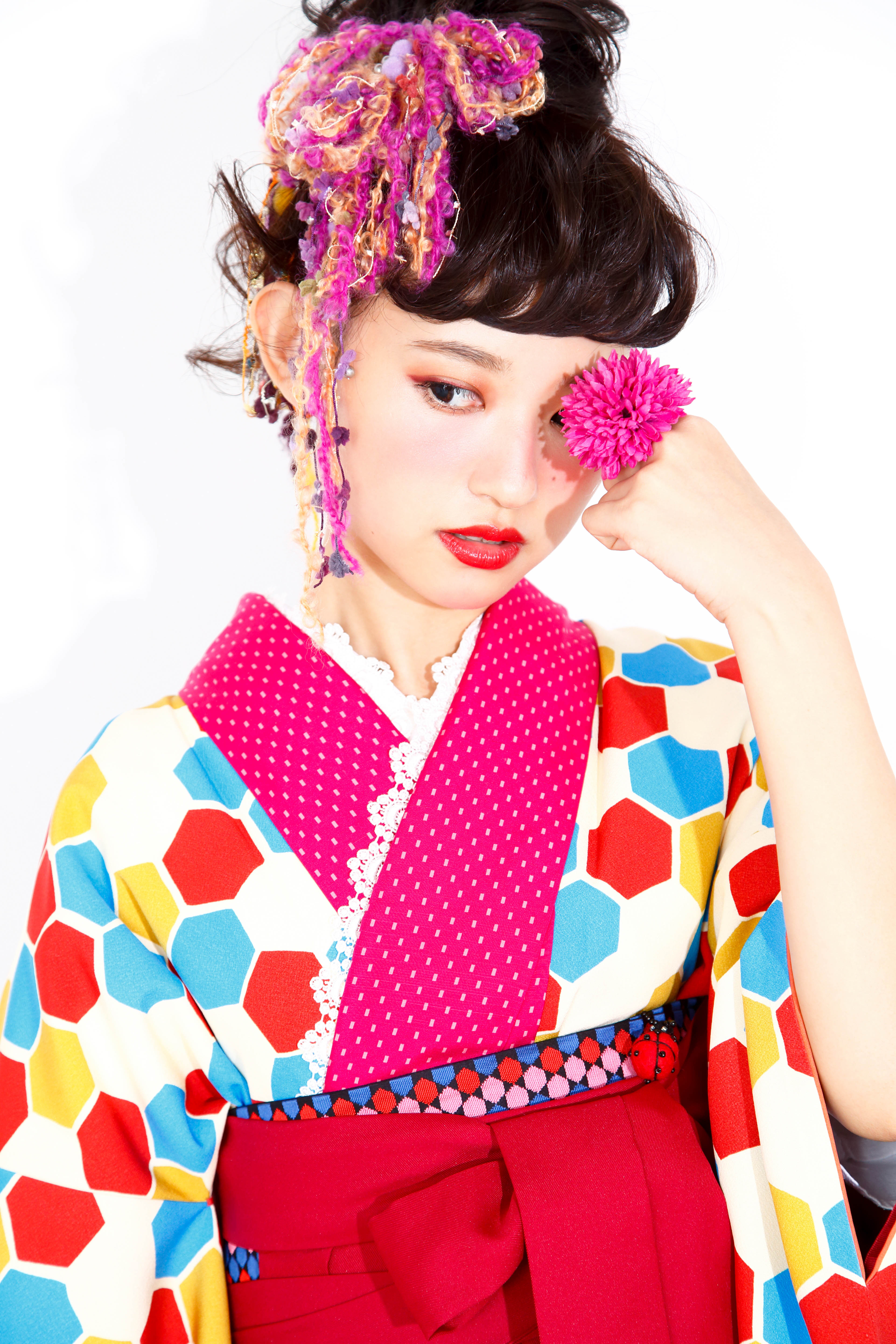 卒業式・成人式記念　スタジオでポートレート撮影