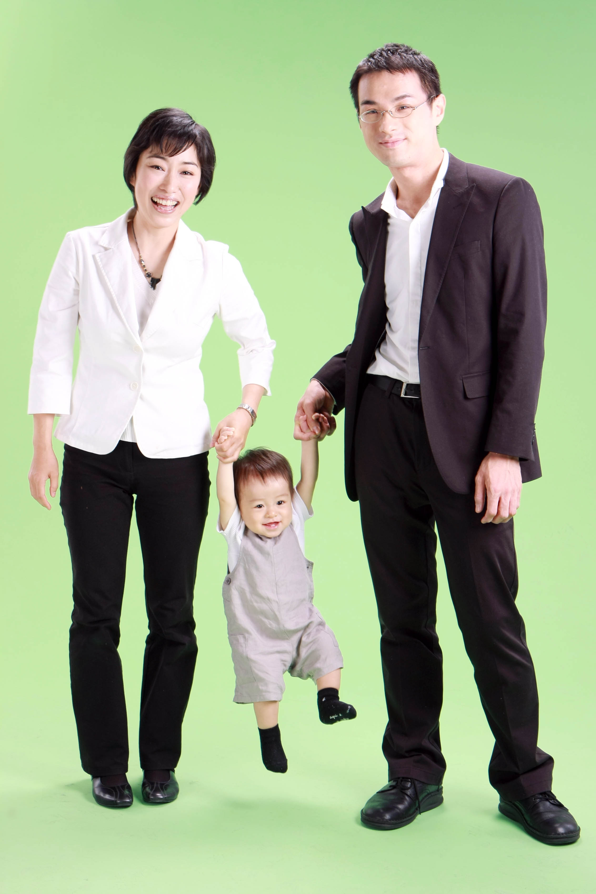 ファミリーフォト　家族の記念写真