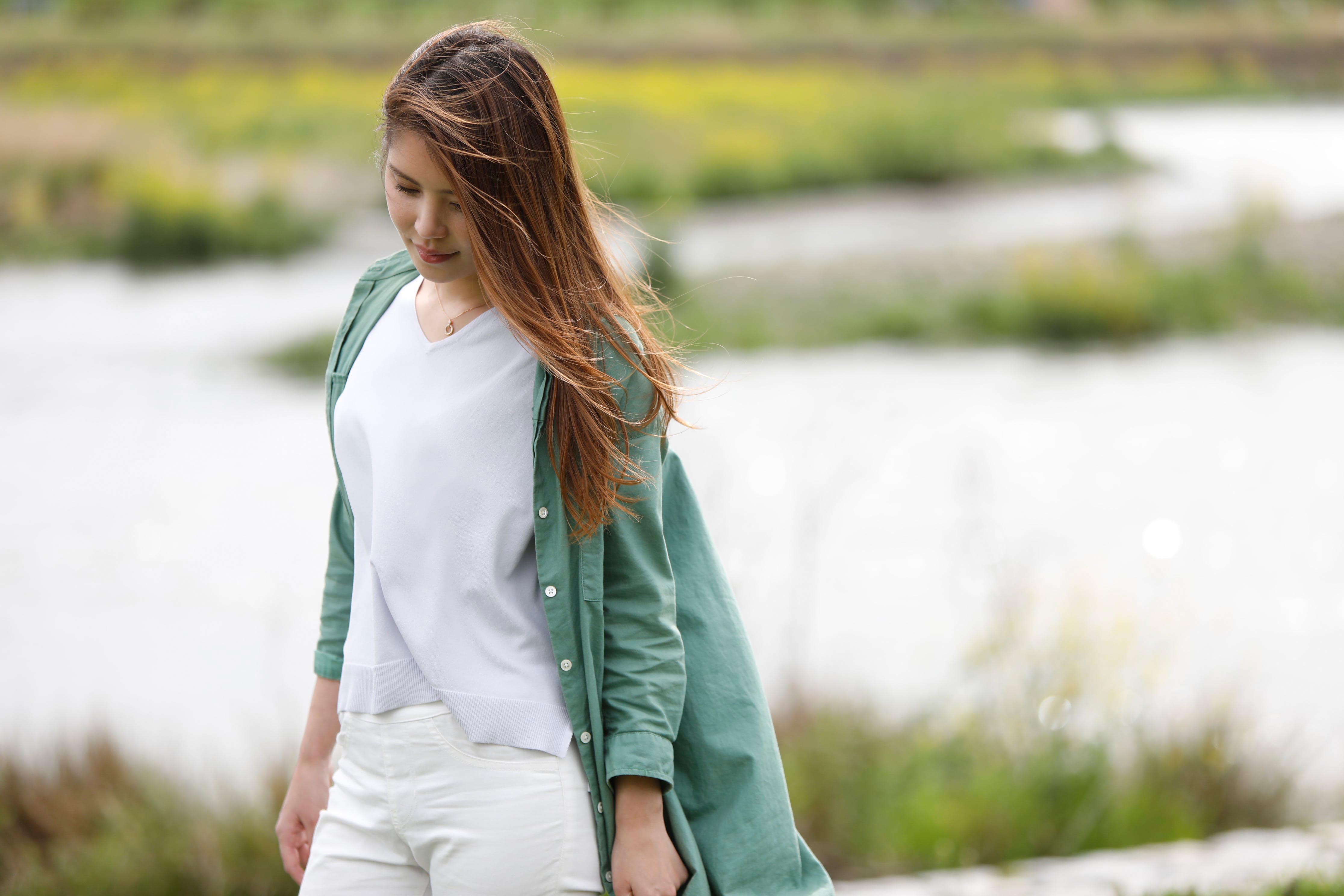 大人女子ポートレート　ロケフォト　さわやか