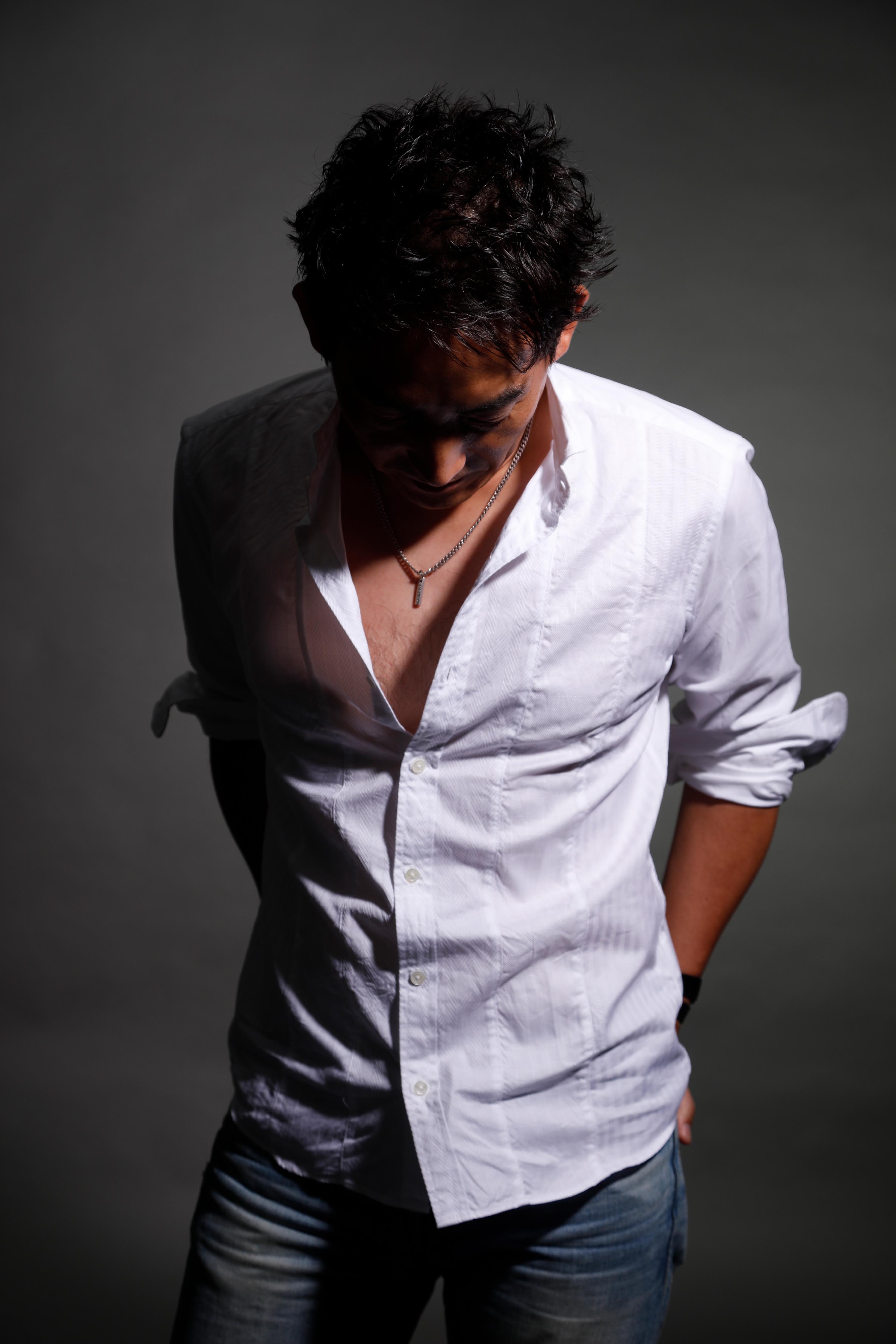 メンズON・OFF　男性ポートレート撮影　スタジオで