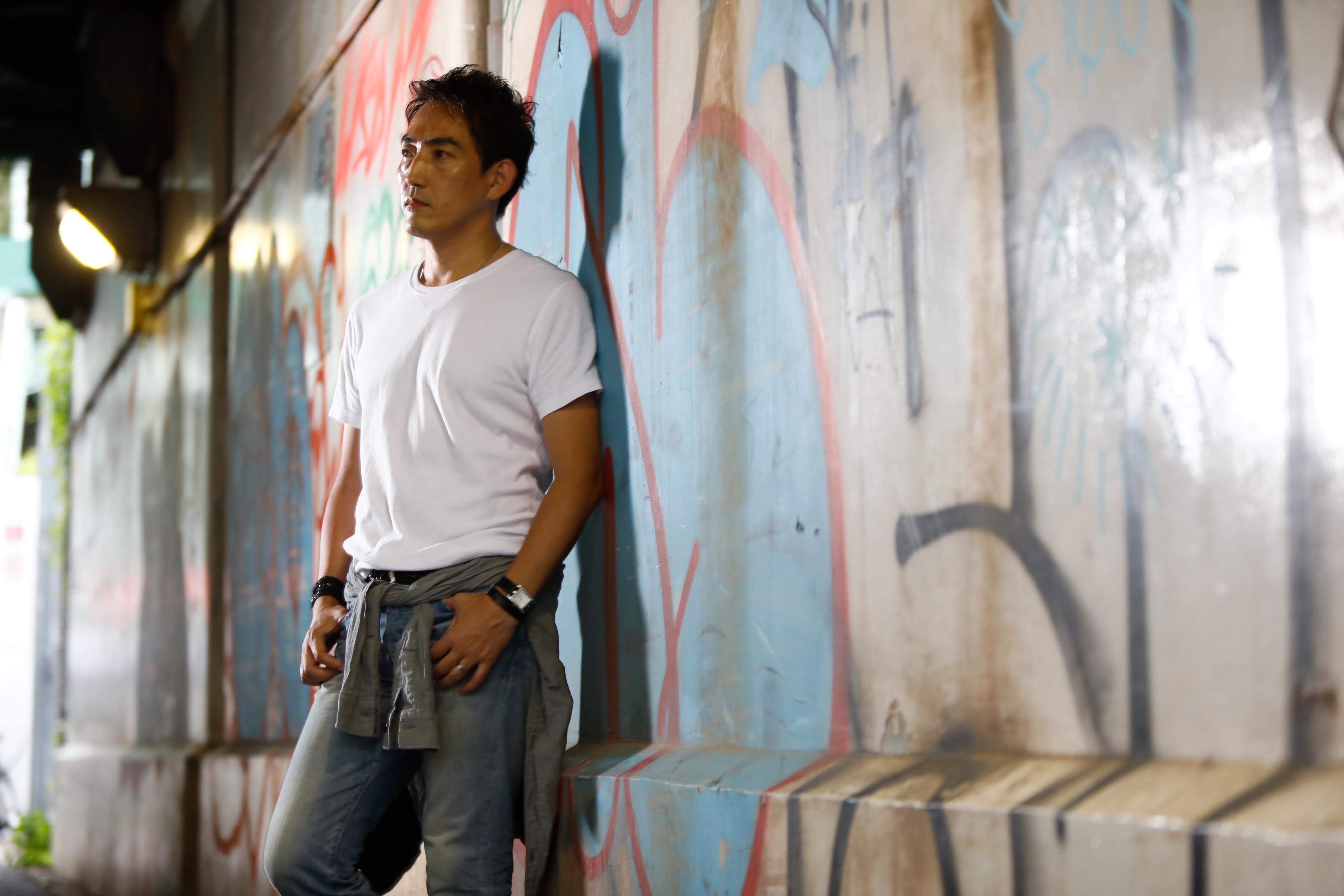 メンズON・OFF　男性ポートレート撮影　ロケフォト