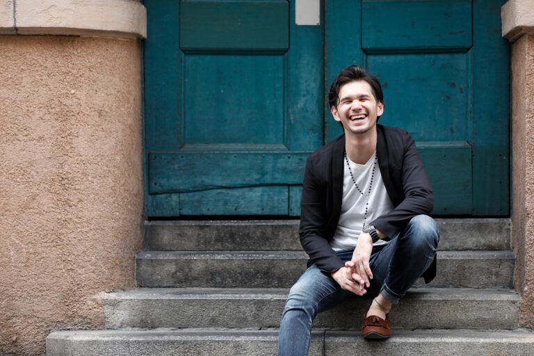 メンズON・OFF　男性ポートレート撮影　ロケフォト