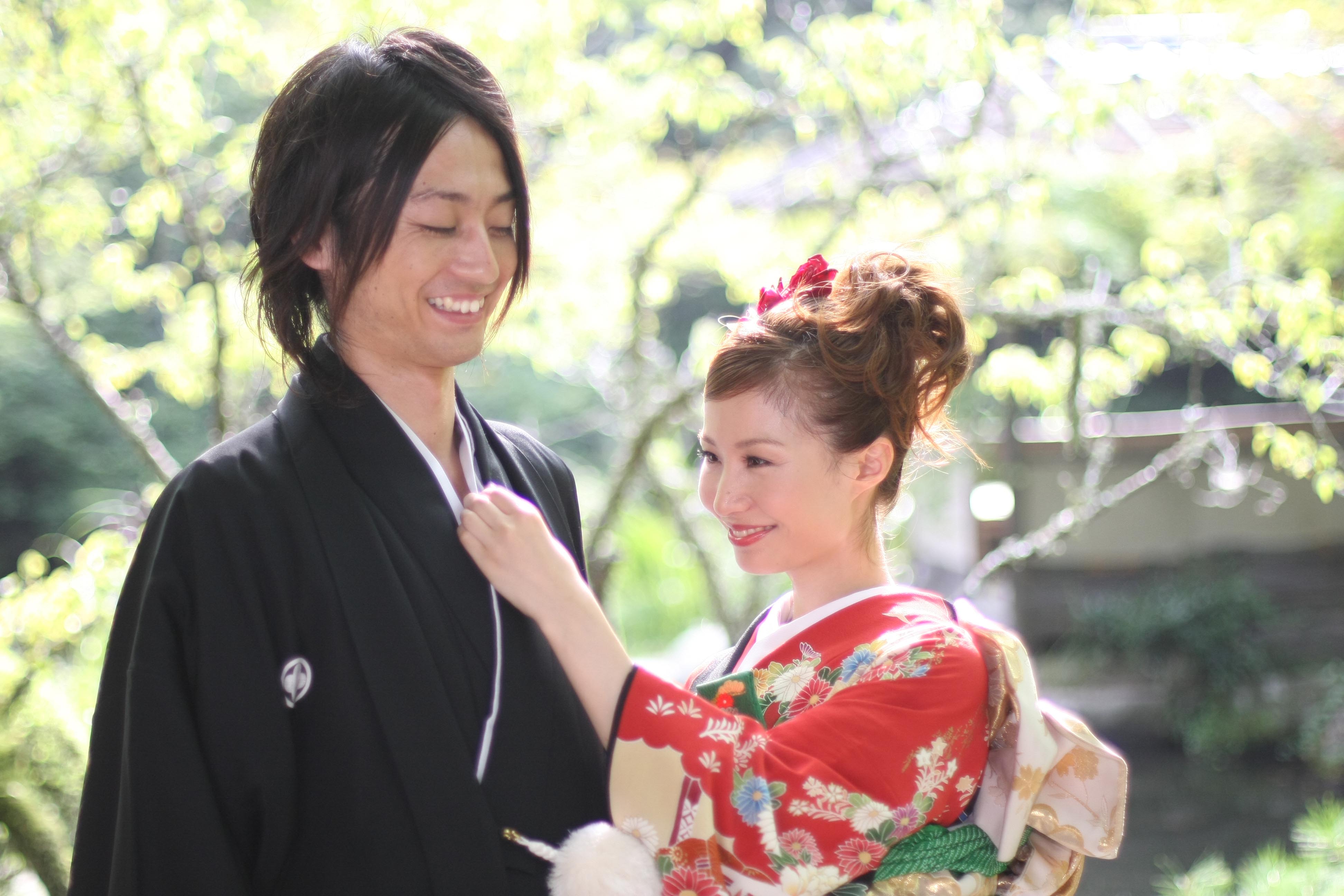 ブライダルフォト　前撮り　ロケフォト