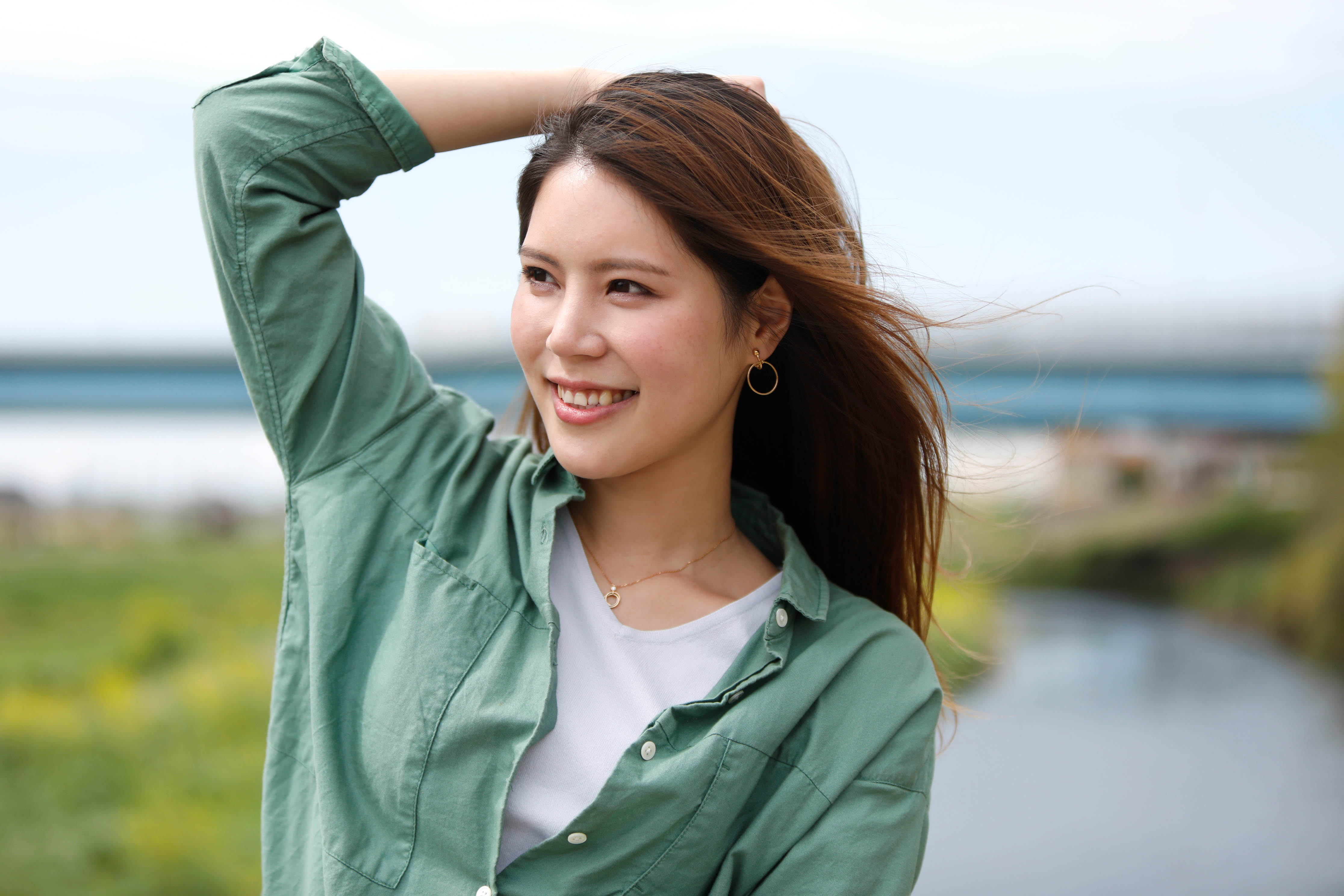 大人女子ポートレート　ロケフォト　さわやか