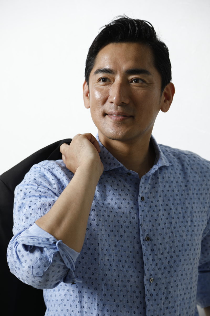 選挙ポスター撮影