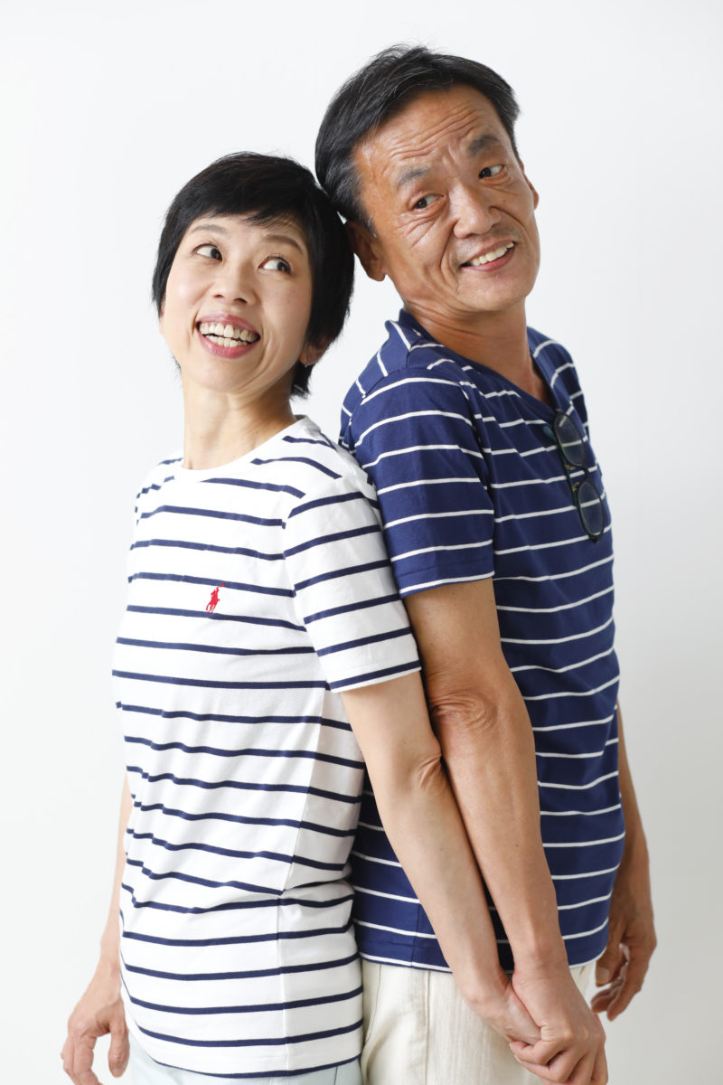 夫婦記念撮影