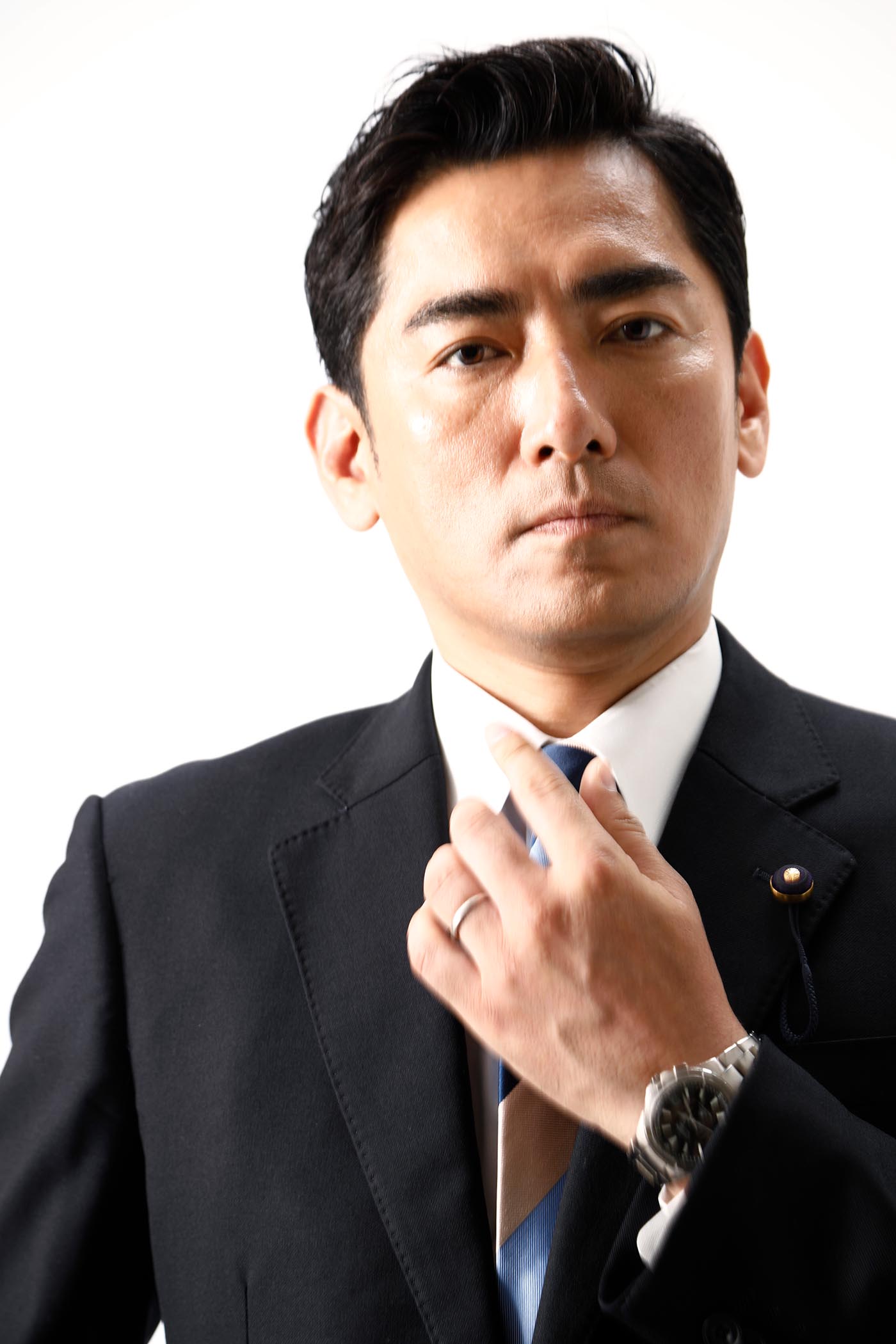 政治家プロフィール写真　選挙ポスター用撮影