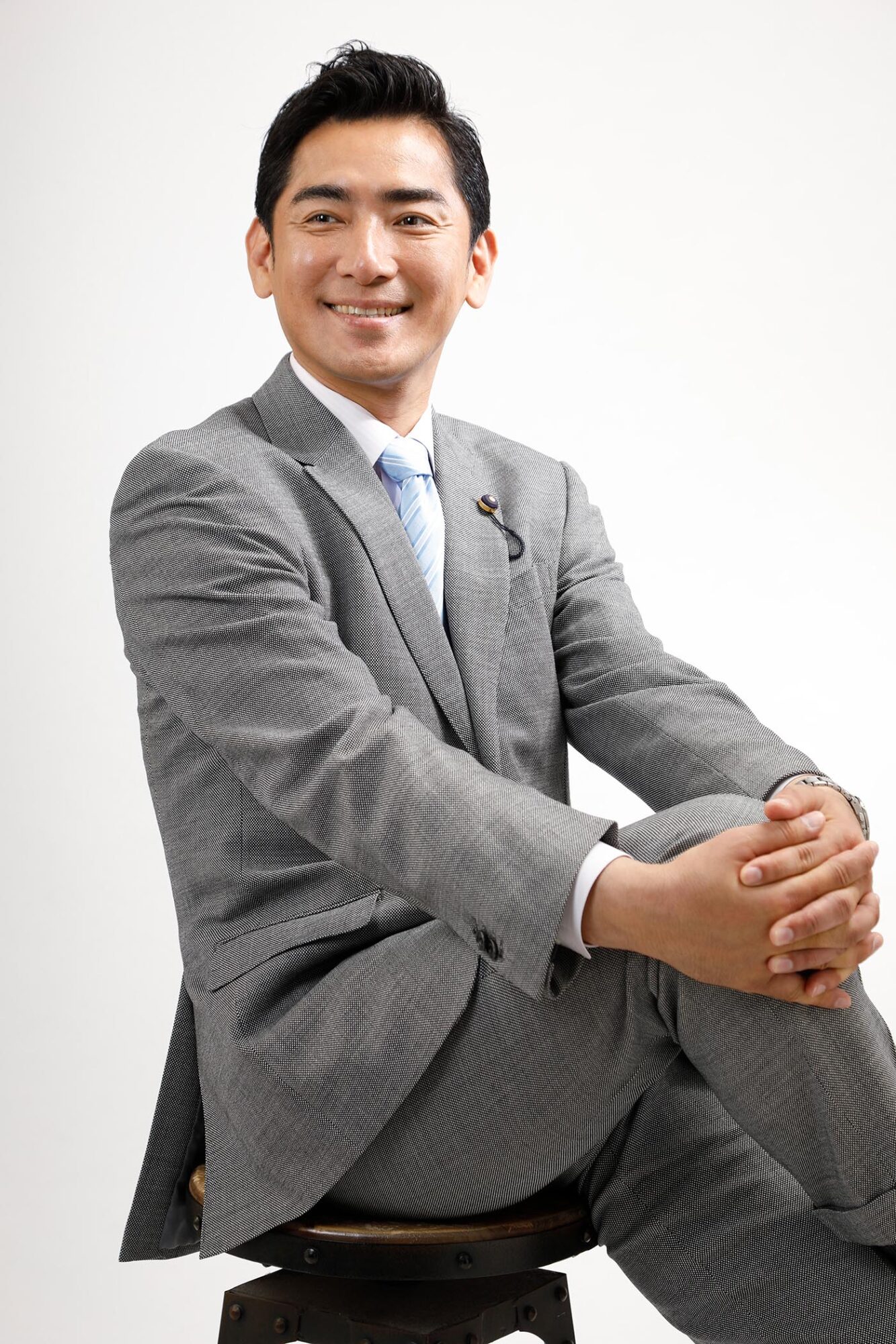 政治家プロフィール写真　選挙ポスター用撮影