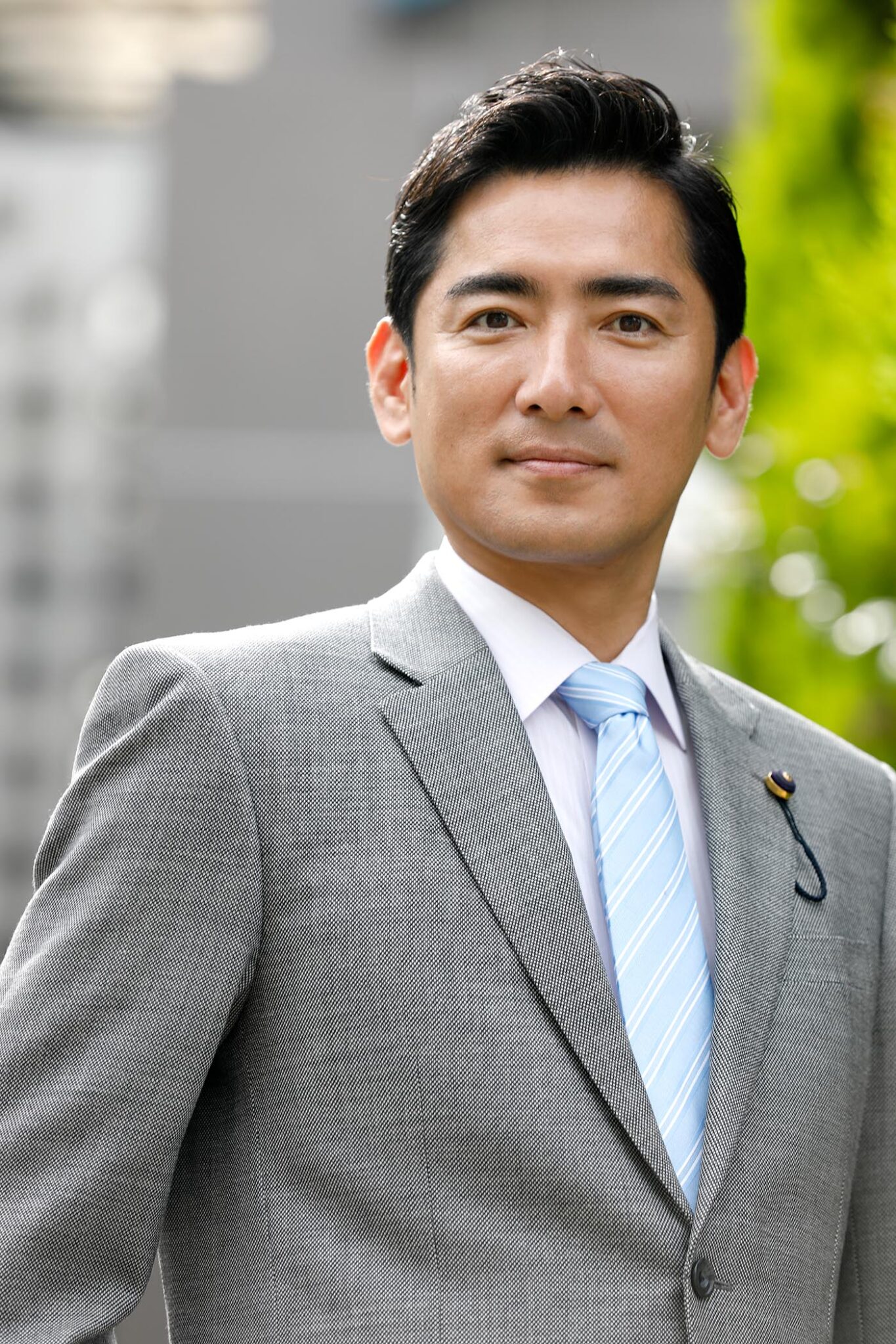 政治家プロフィール写真　選挙ポスター用撮影