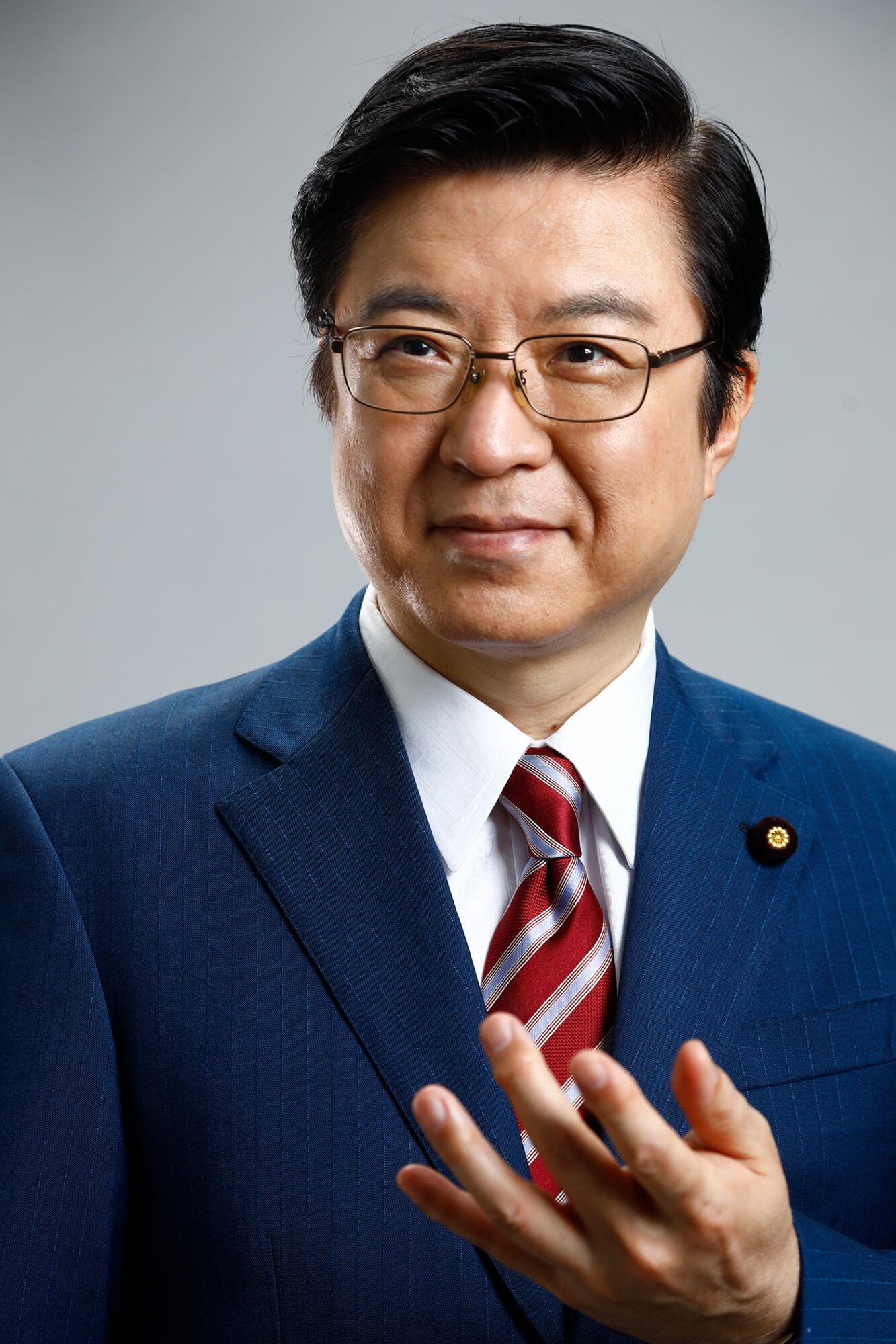 政治家プロフィール写真　選挙ポスター用撮影